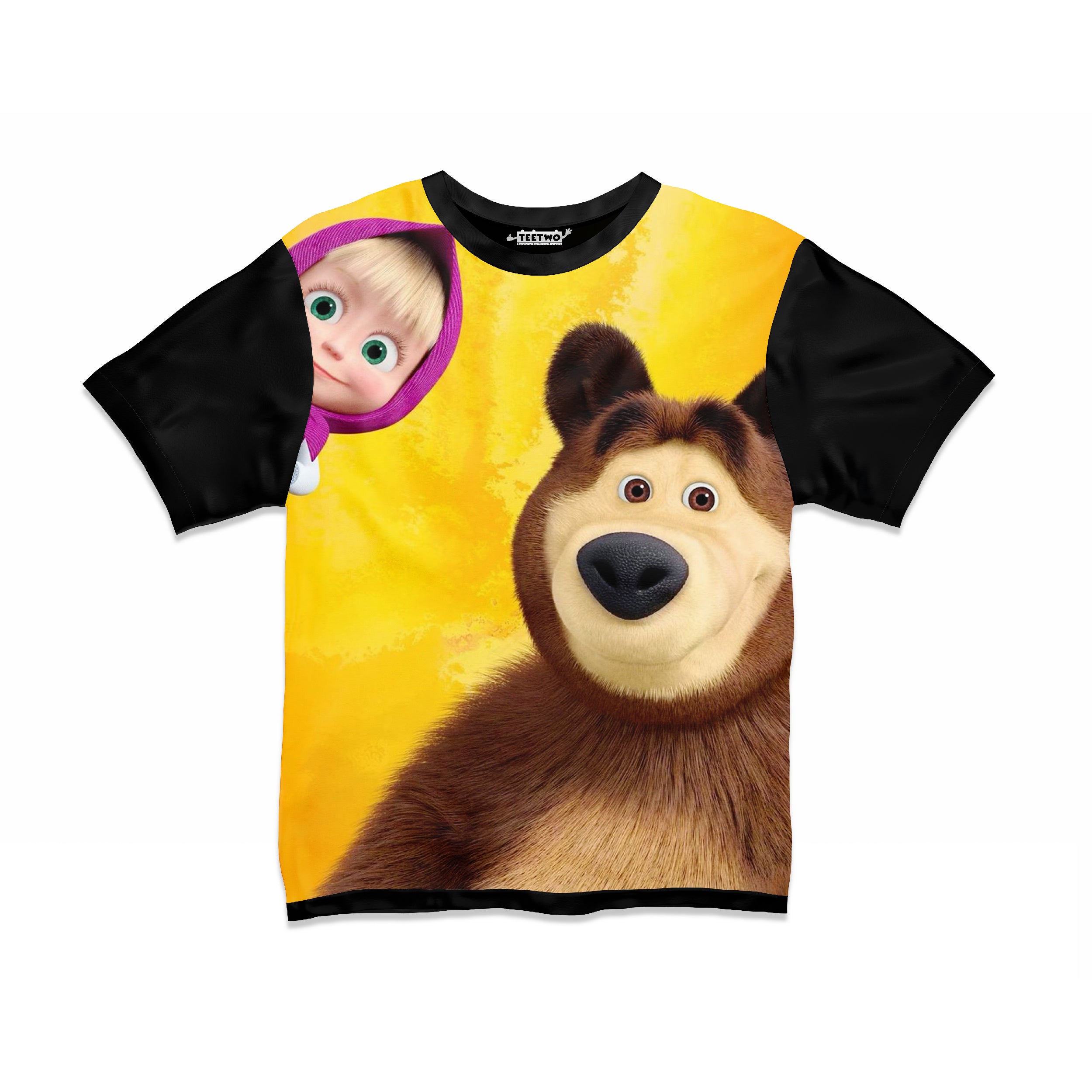 DIGITAL POLYSTER MASHA AND THE BEAR - TEE 121