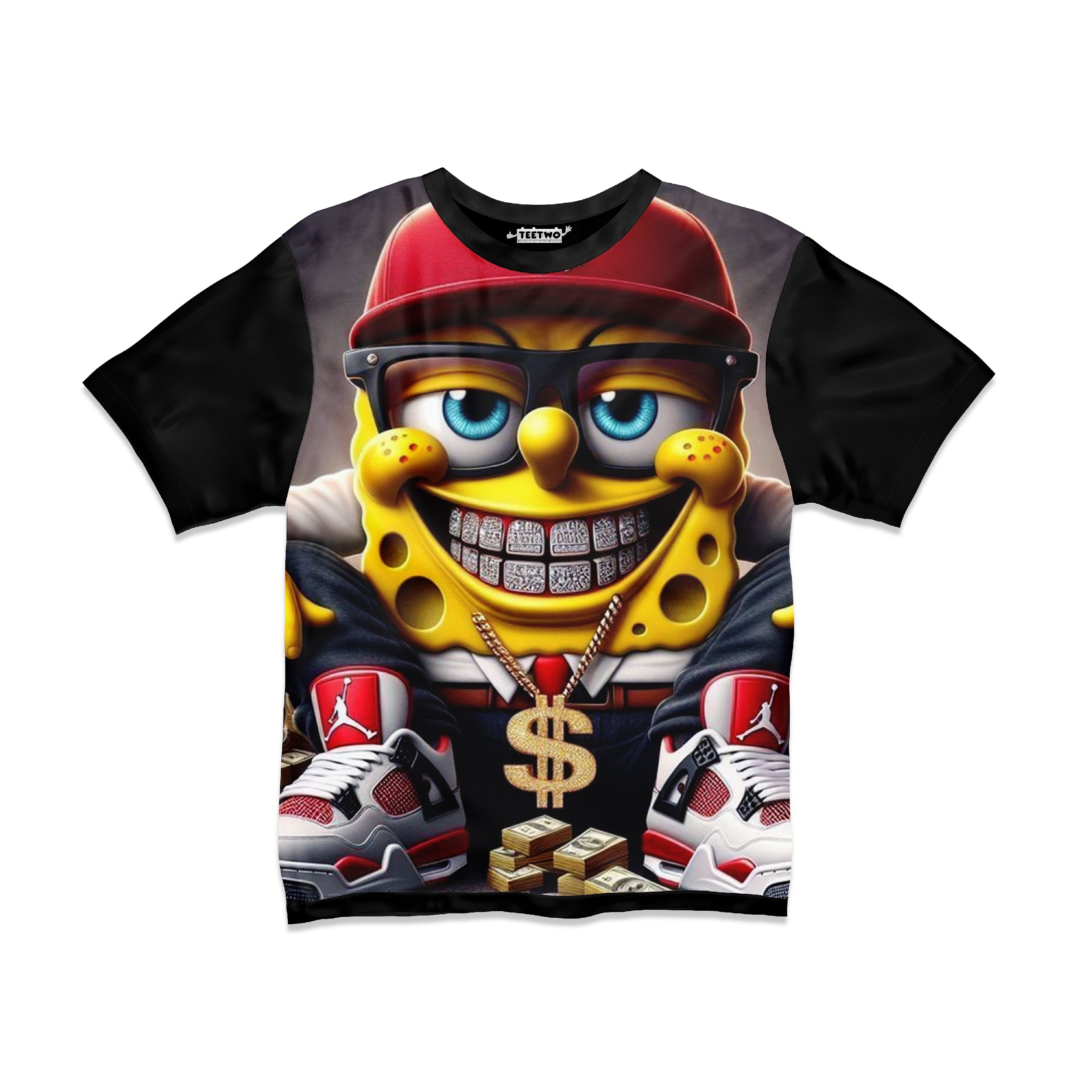 DIGITAL POLYSTER - SPONGEBOB TEE 116
