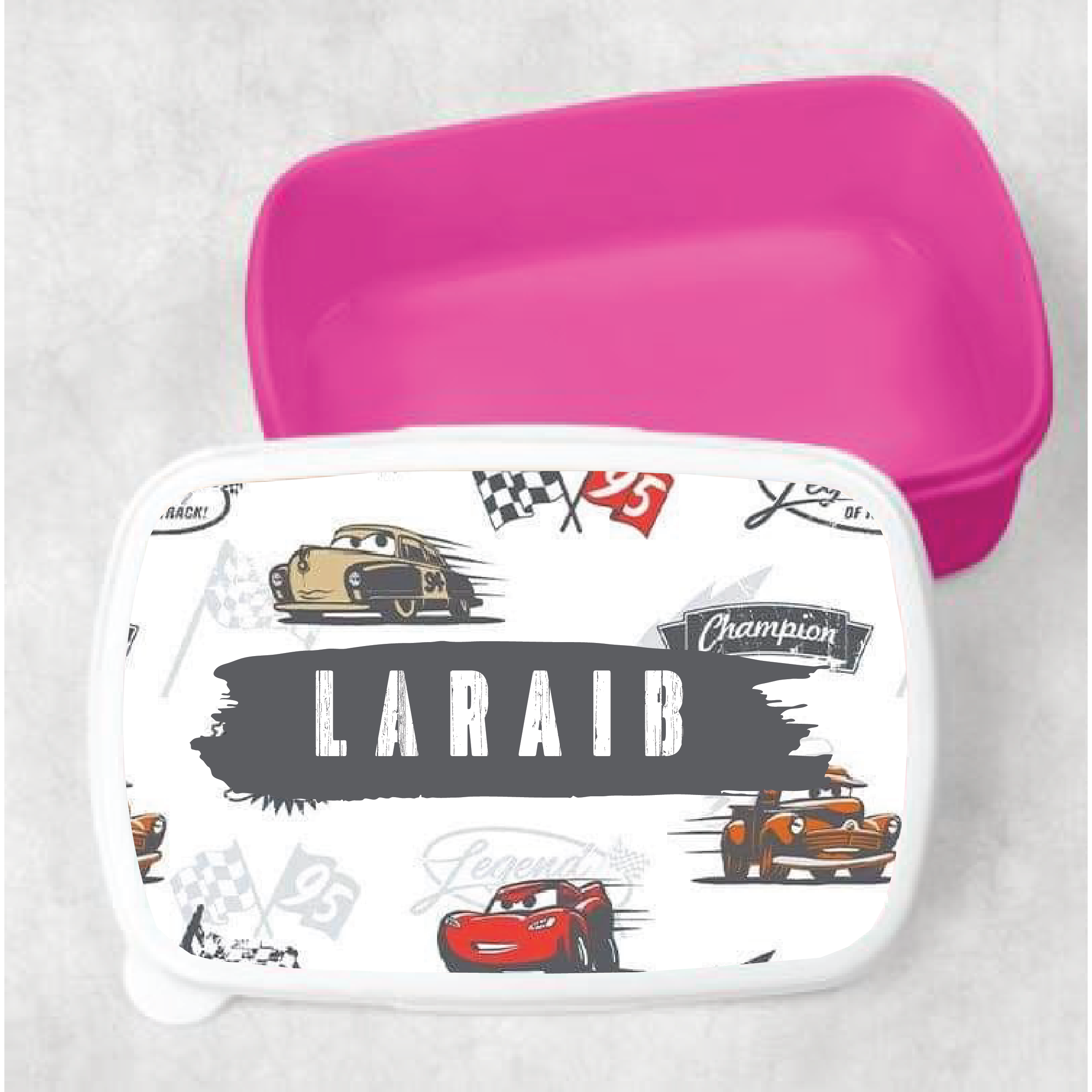 Kids Cars Customized Lunch Box
