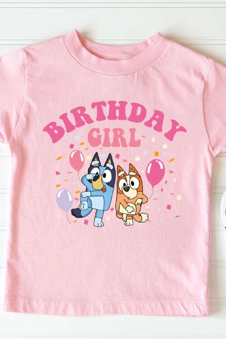 Birthday Girl Bluey T-Shirt