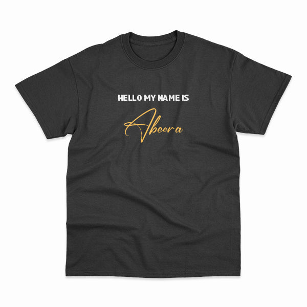 Customized Girl Tshirt with name