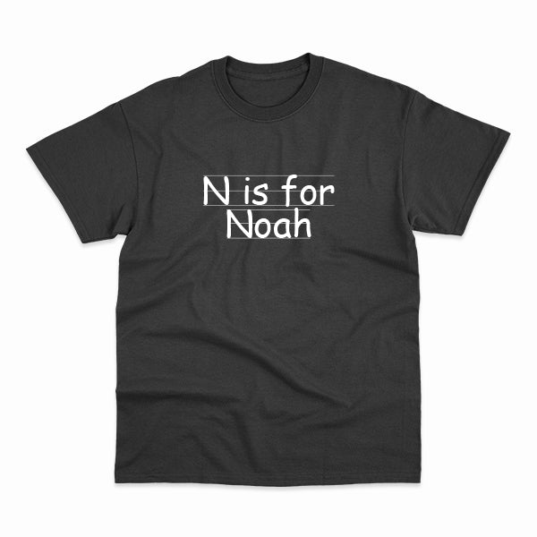 Kids N is for Noah T-shirt – TEETWO