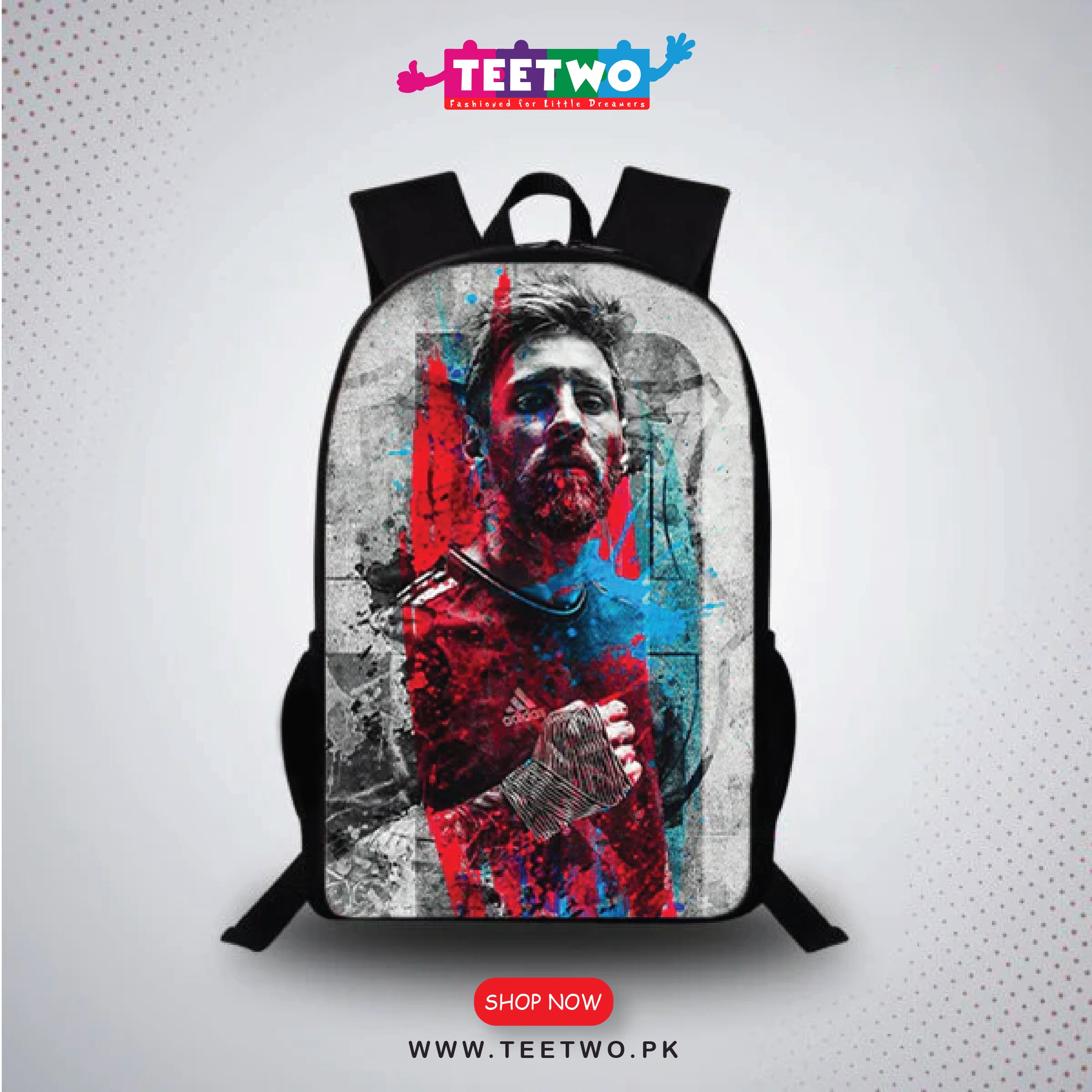 Messi Backpack 
backpack
backpacks pakistan	
backpacks for girls	
backpacks for men	
laptop backpack		
travel backpack		
backpacks online pakistan	
backpack price in pakistan	
branded backpacks pakistan	
backpack bags			
laptop backpack pakistan	
travel backpack pakistan