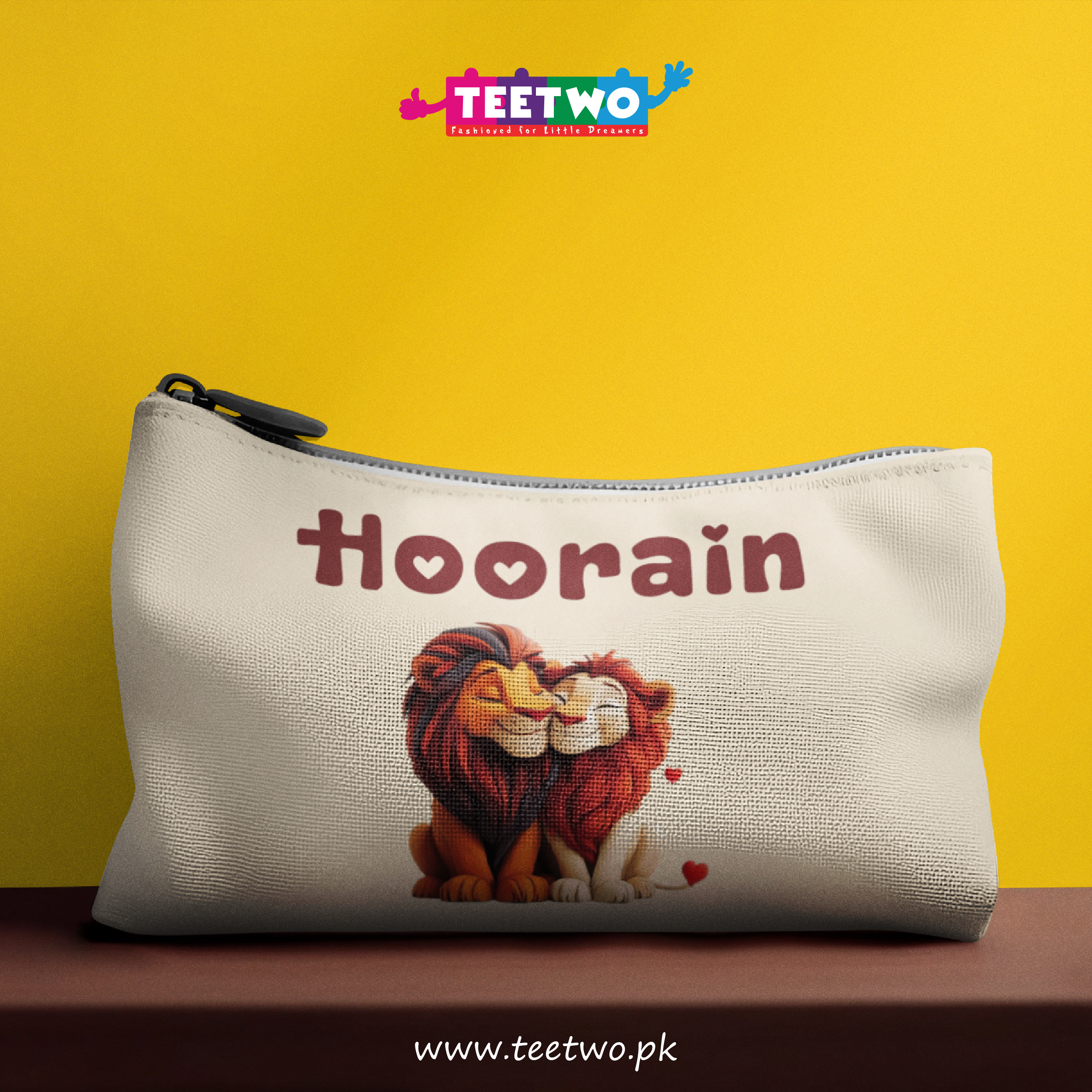 Customized Name Staionary Pouch