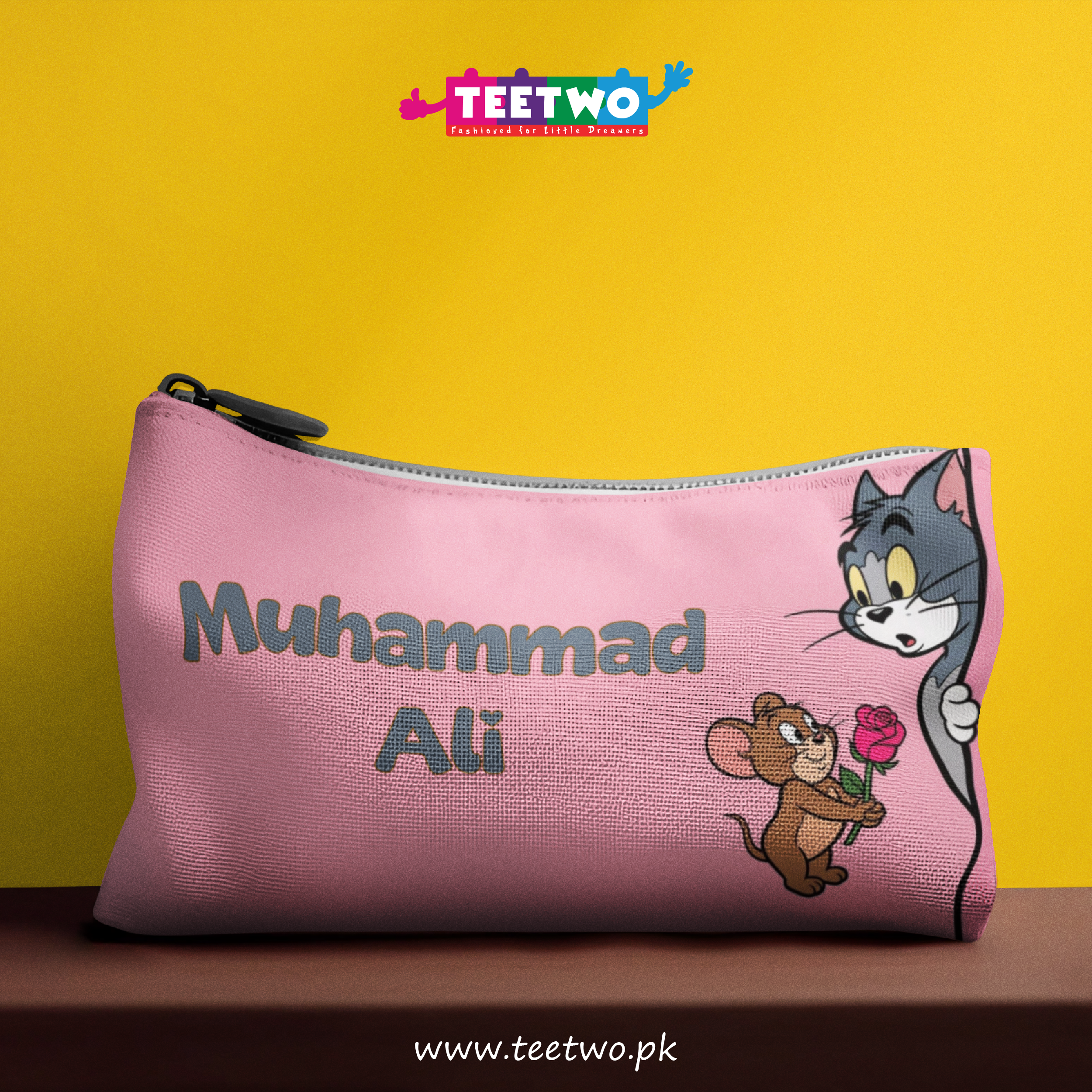Customized Tom And Jerry Pouch