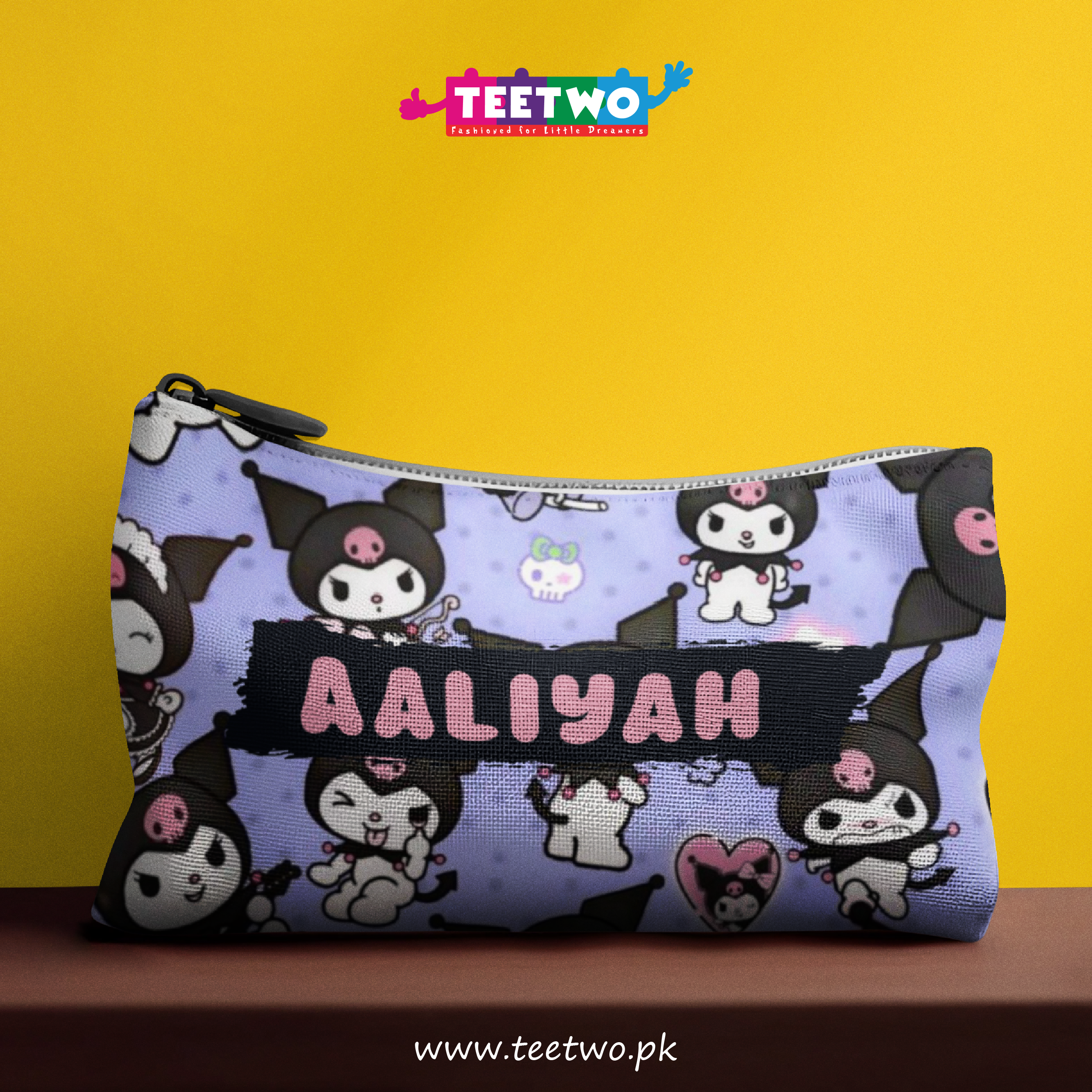 Personalized Kuromi Pouch for Girls