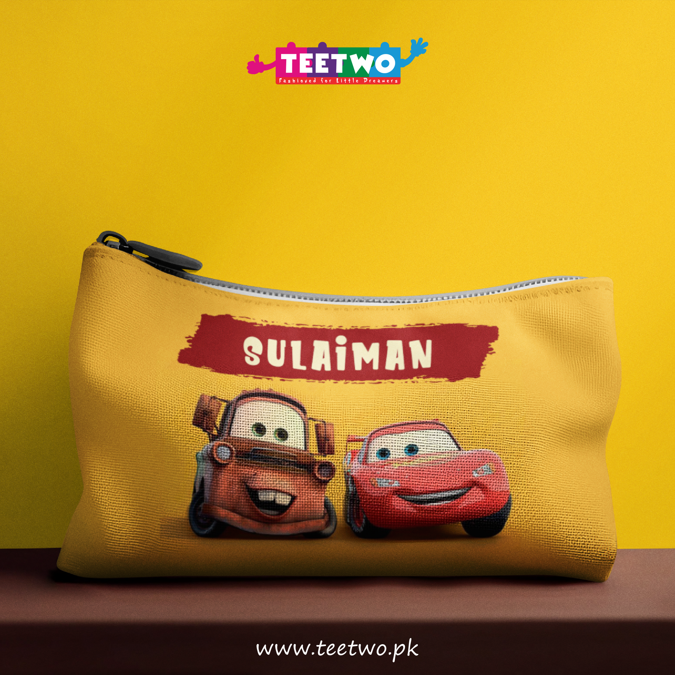 Custom Lightning Mcqueen & Mater Pouch