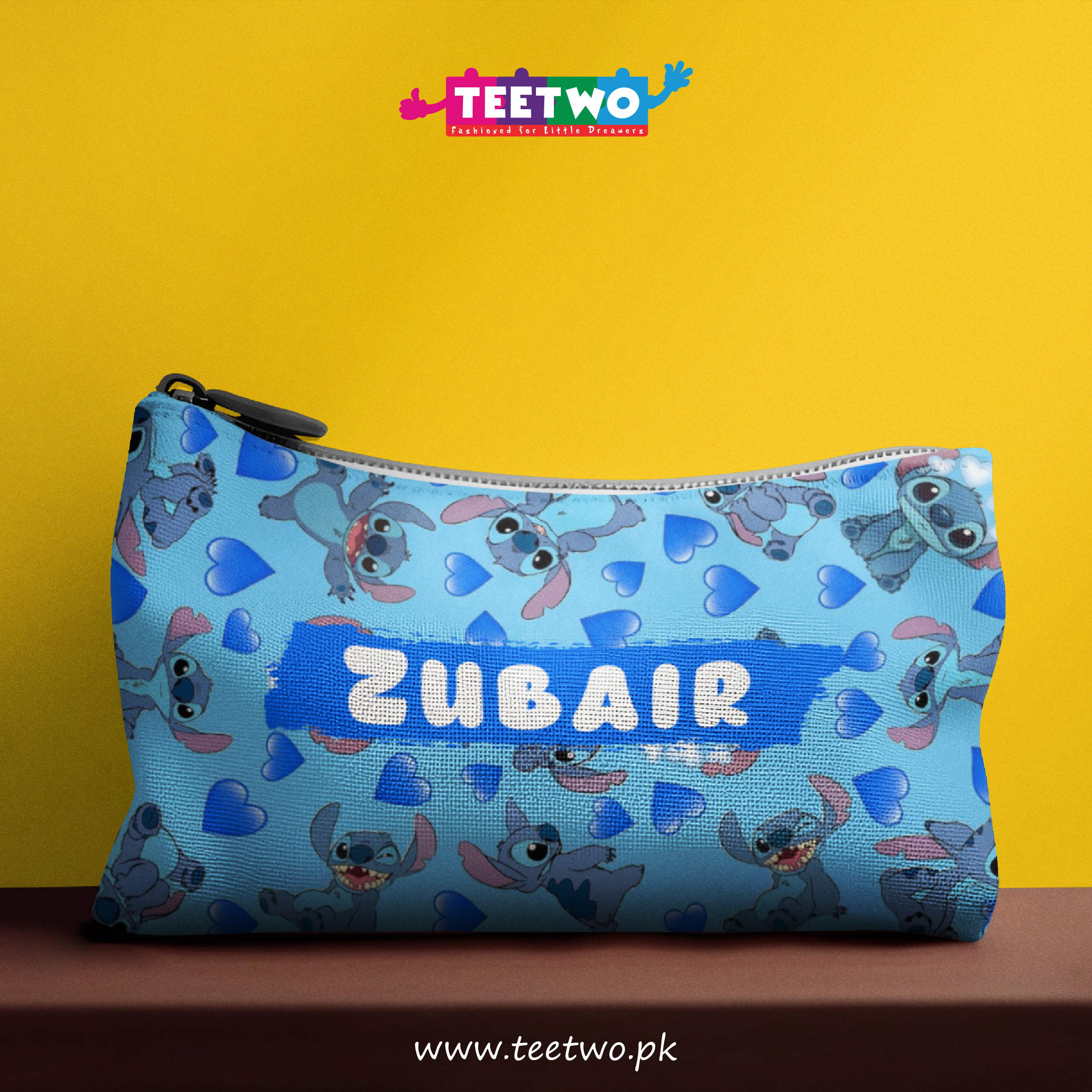 Customized Stitch Pencil Pouch