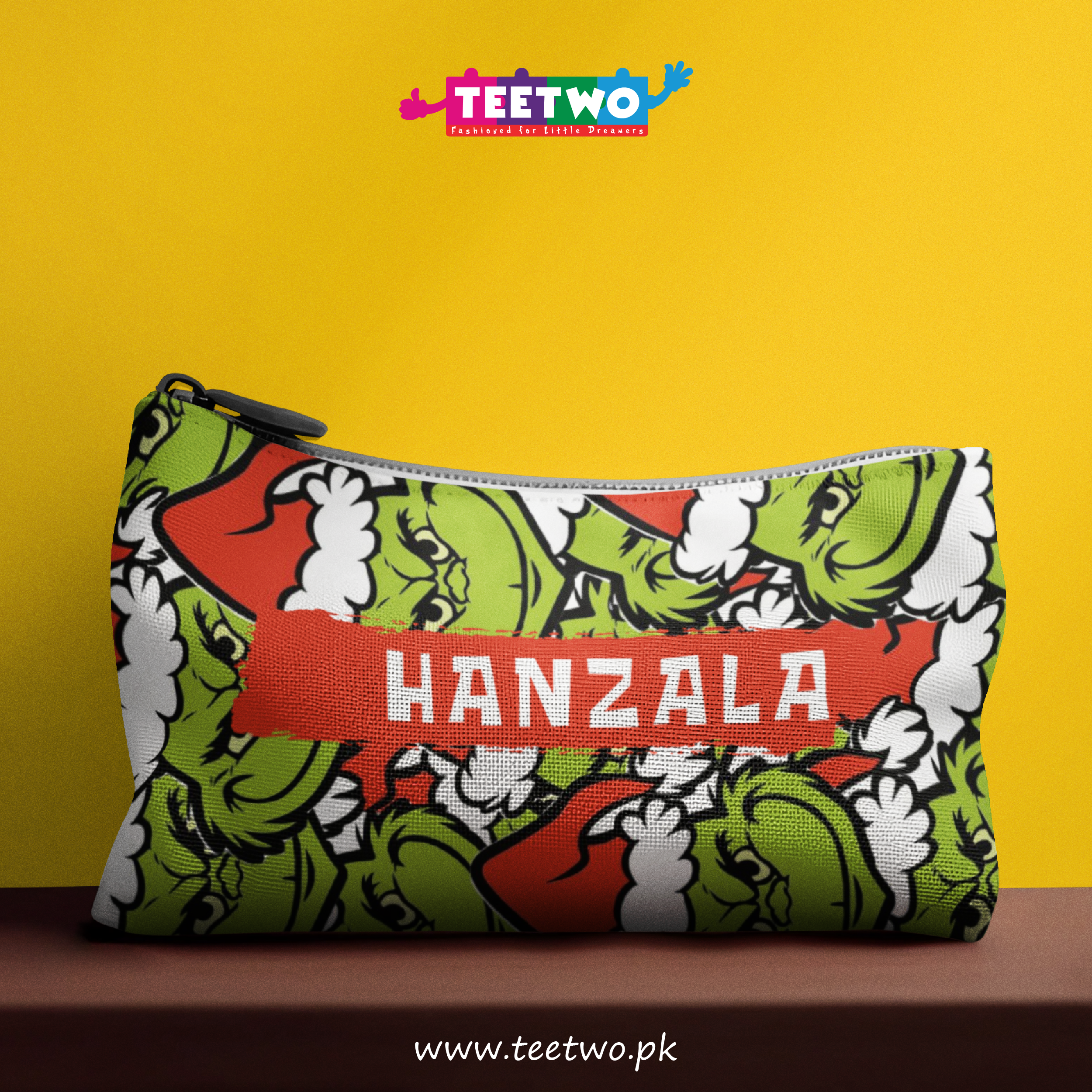 Custom Grinch Stationery Pouch