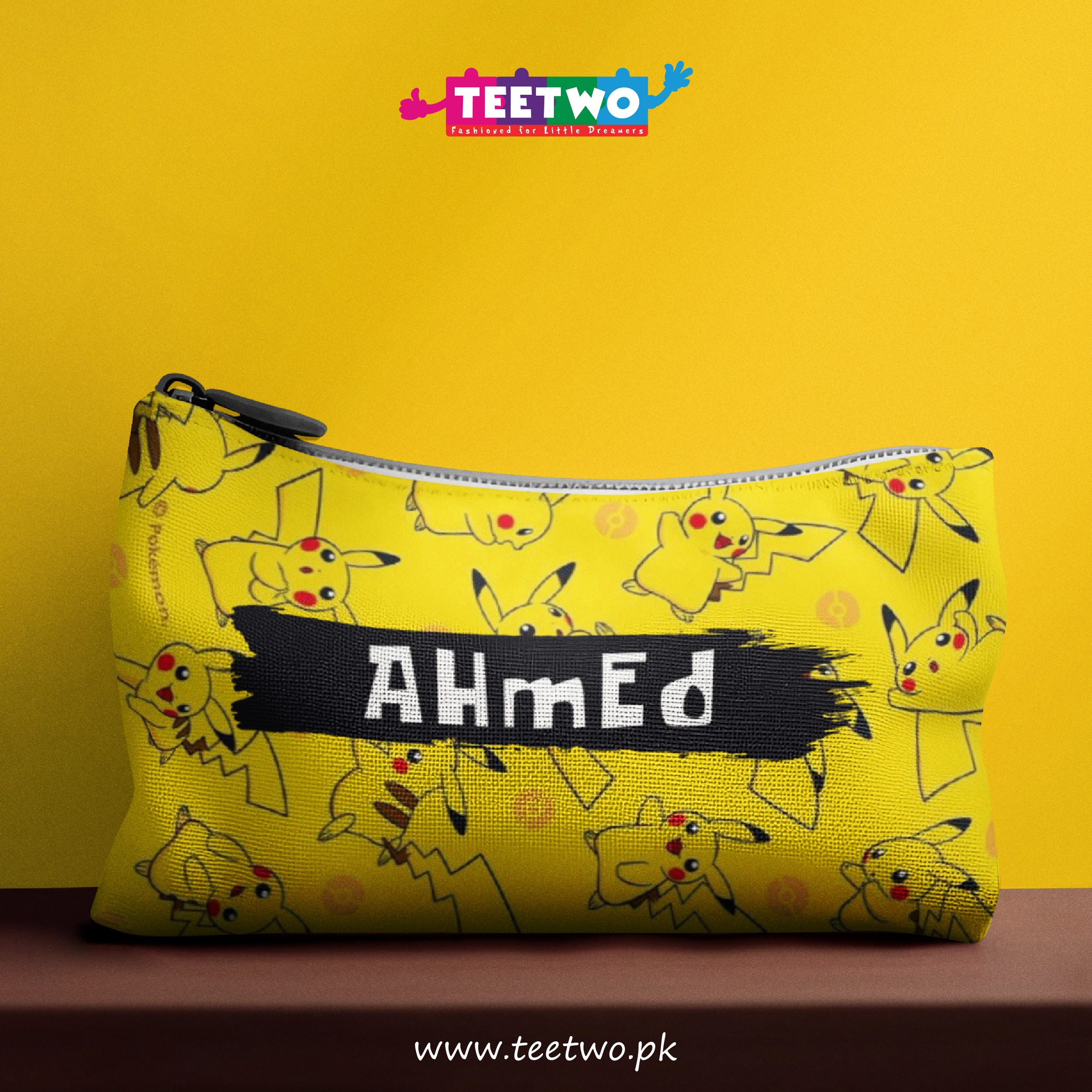 Custom Pikachu Pencil Pouch