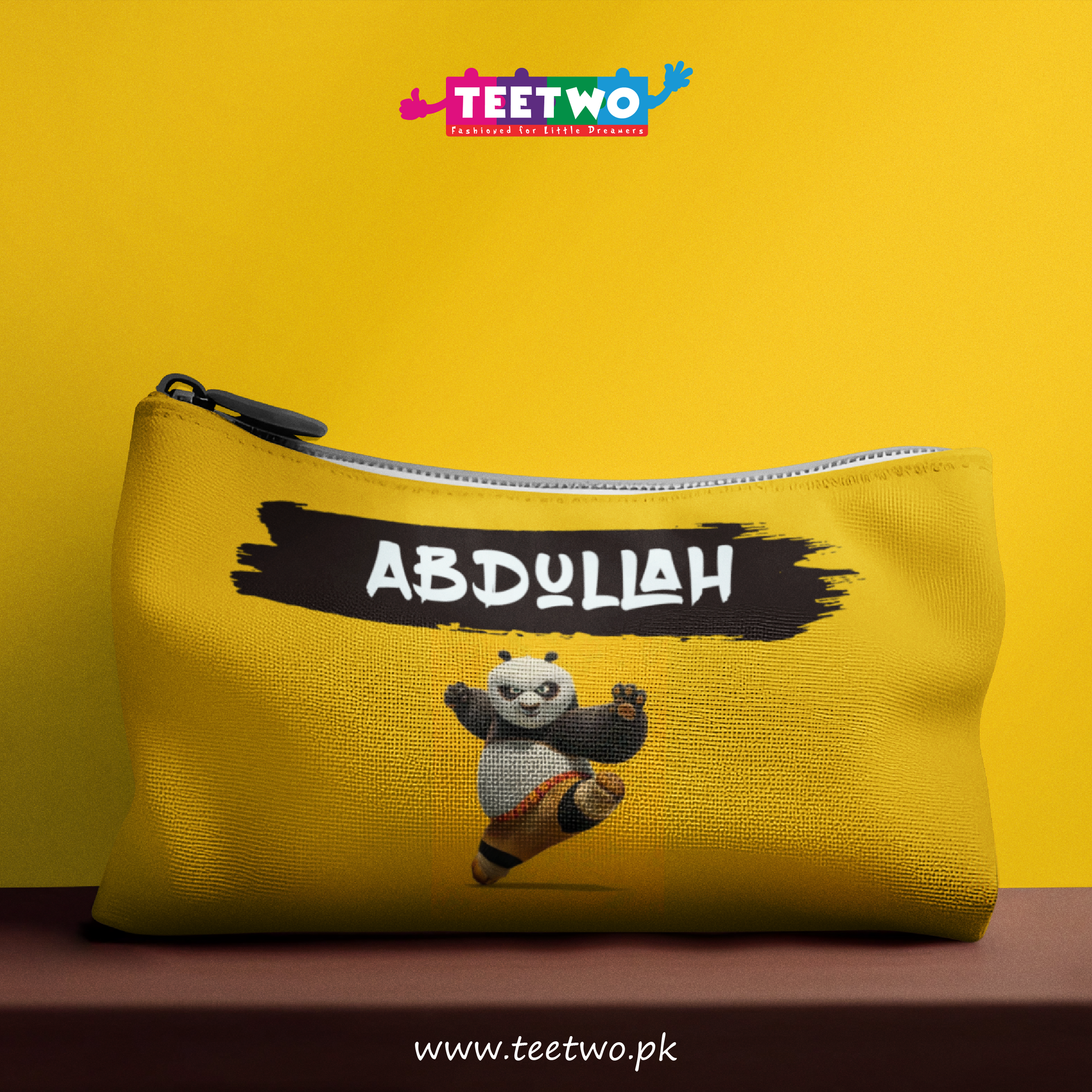 Personalized Kung Fu Panda Pencil Pouch