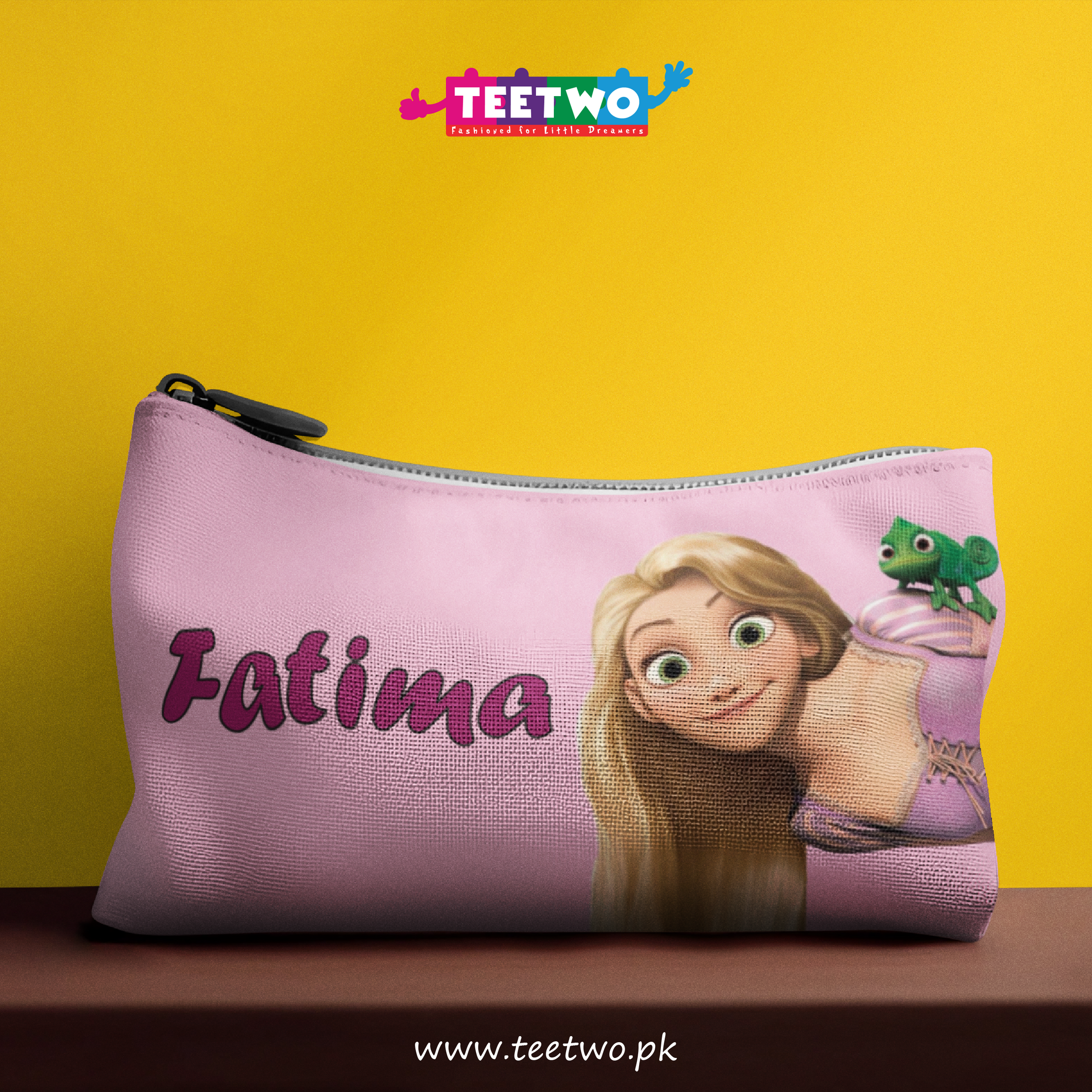 Customized Rapunzel Pouch for Girls