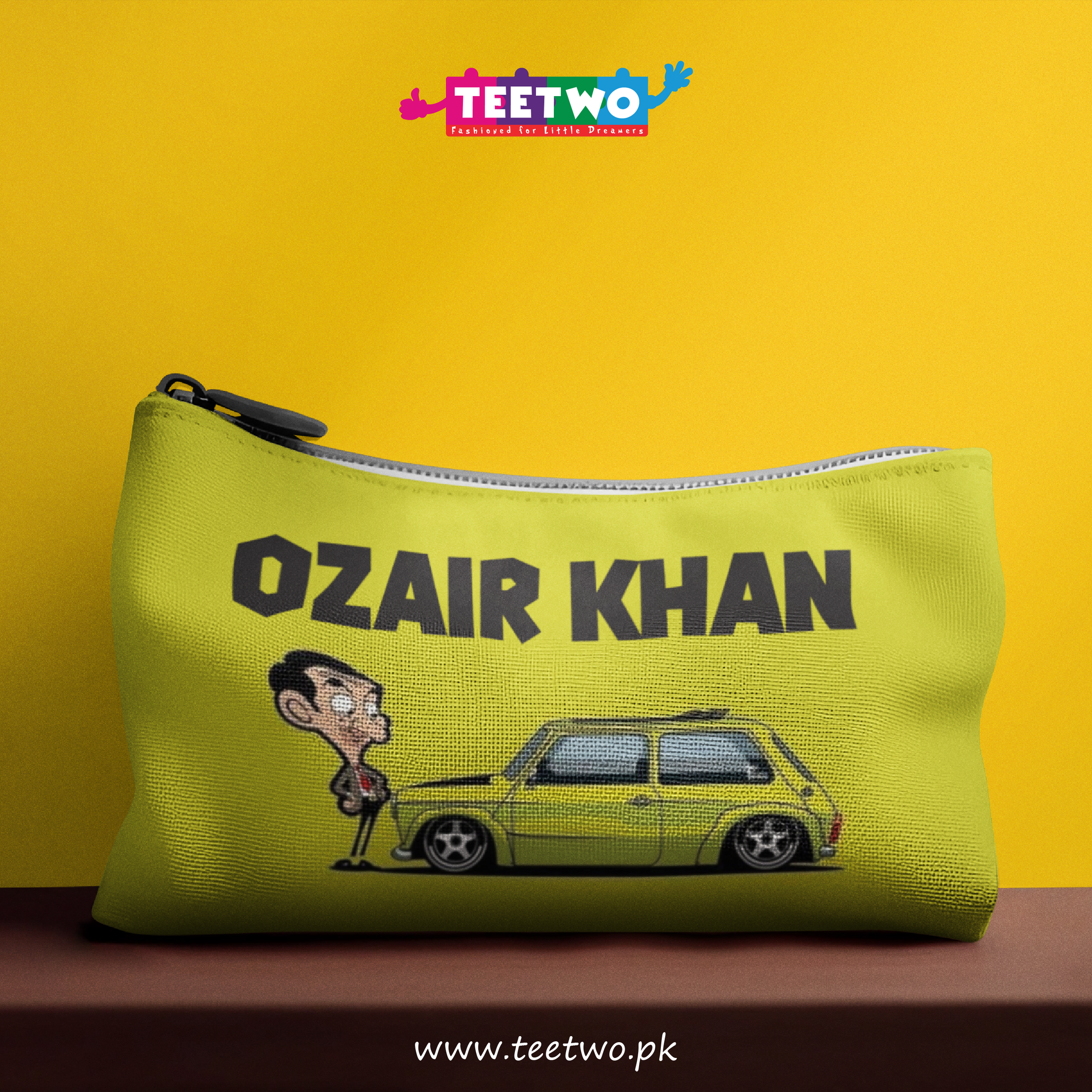 Personalized Mr.Bean Pouch Bag