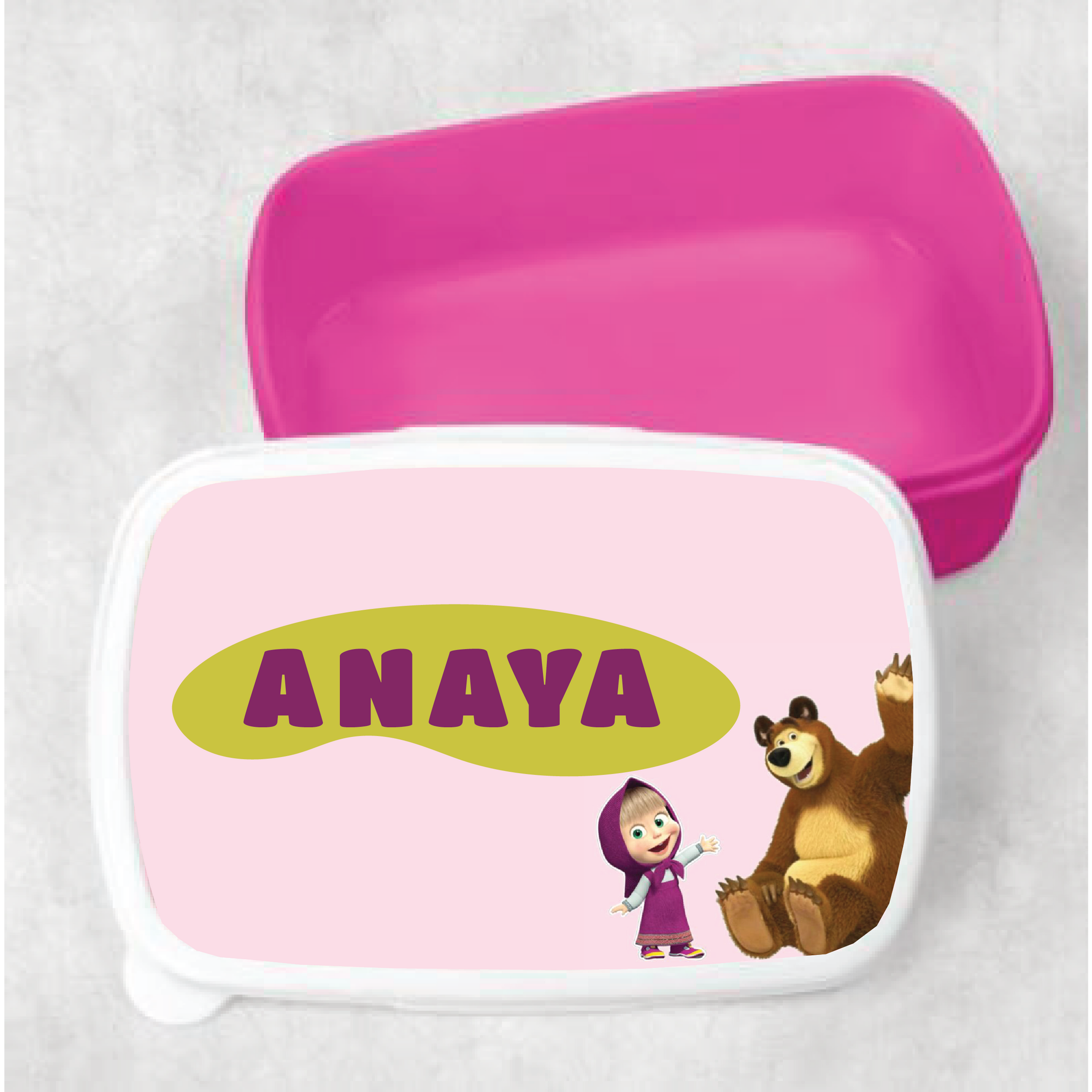 Kids Bear Customized Lunch Box