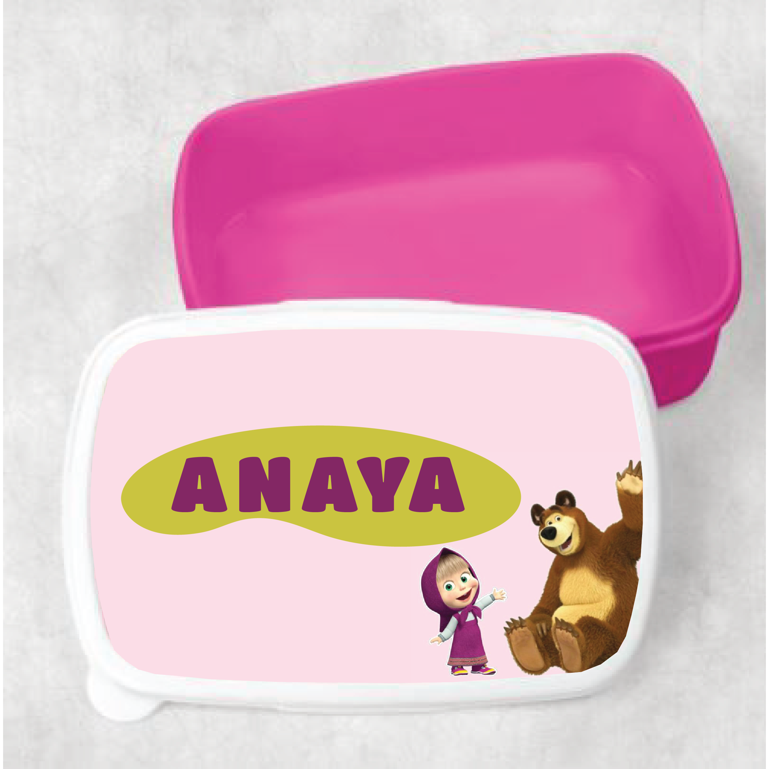 Kids Bear Customized Lunch Box