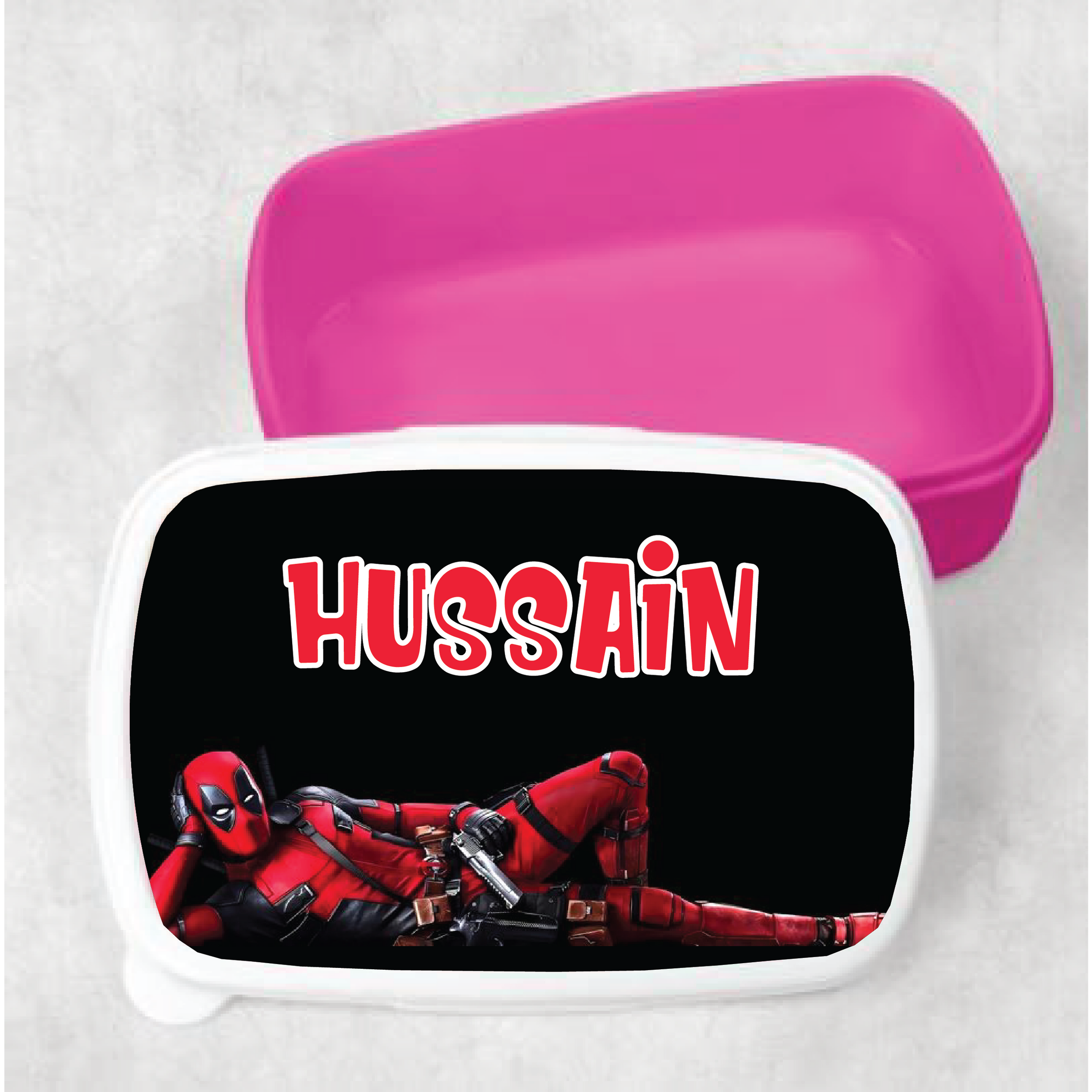 Kids Deadpool Customized Lunch Box