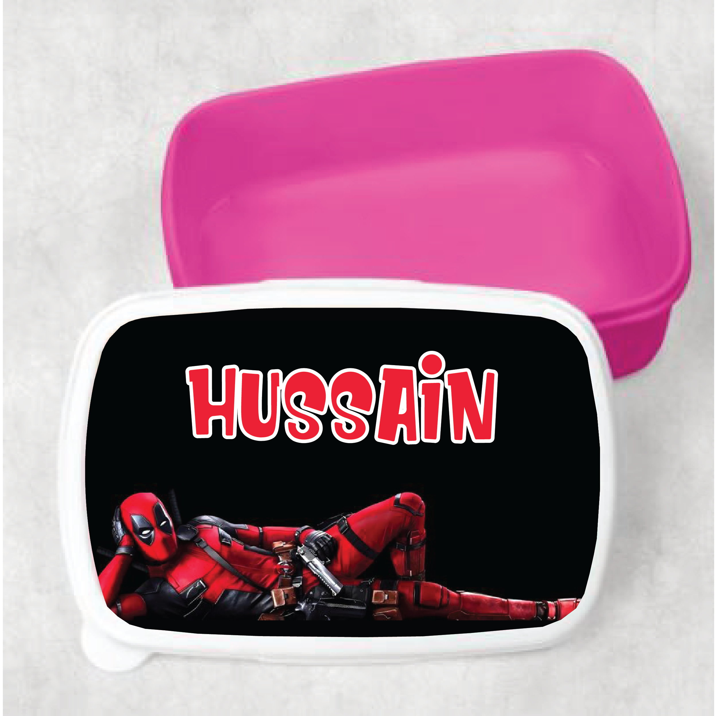 Kids Deadpool Customized Lunch Box