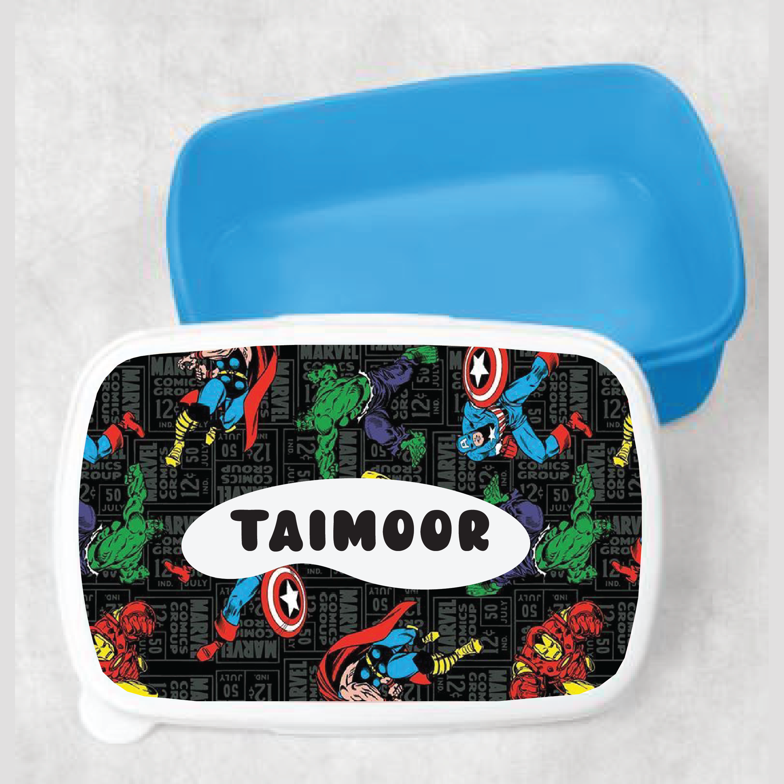 Kids Marvel Customized Lunch Box