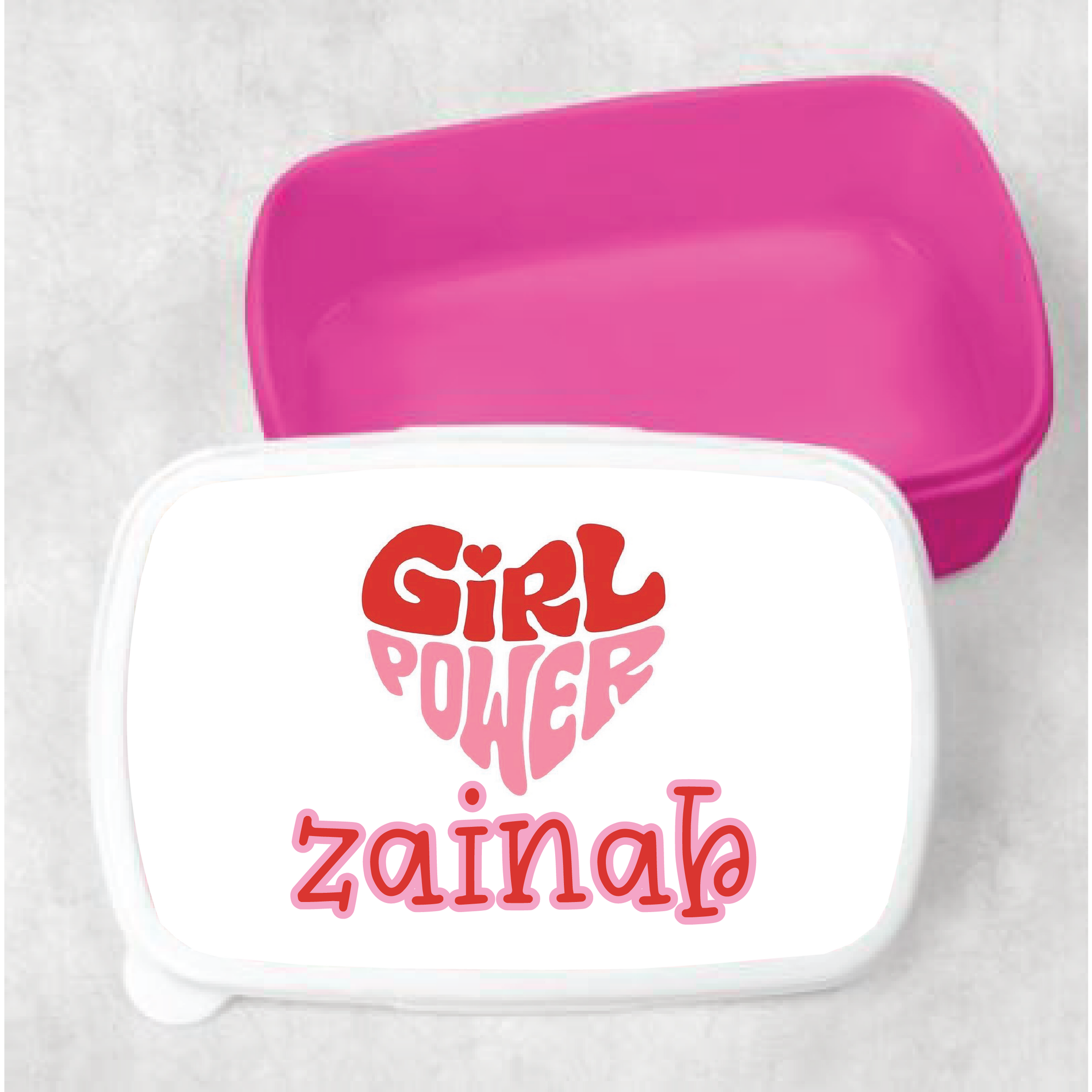 Kids Girl Power Customized Lunch Box