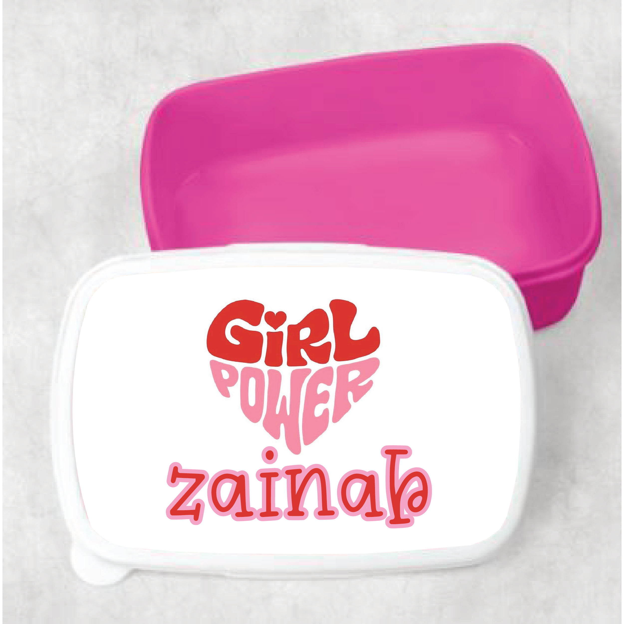 Kids Girl Power Customized Lunch Box