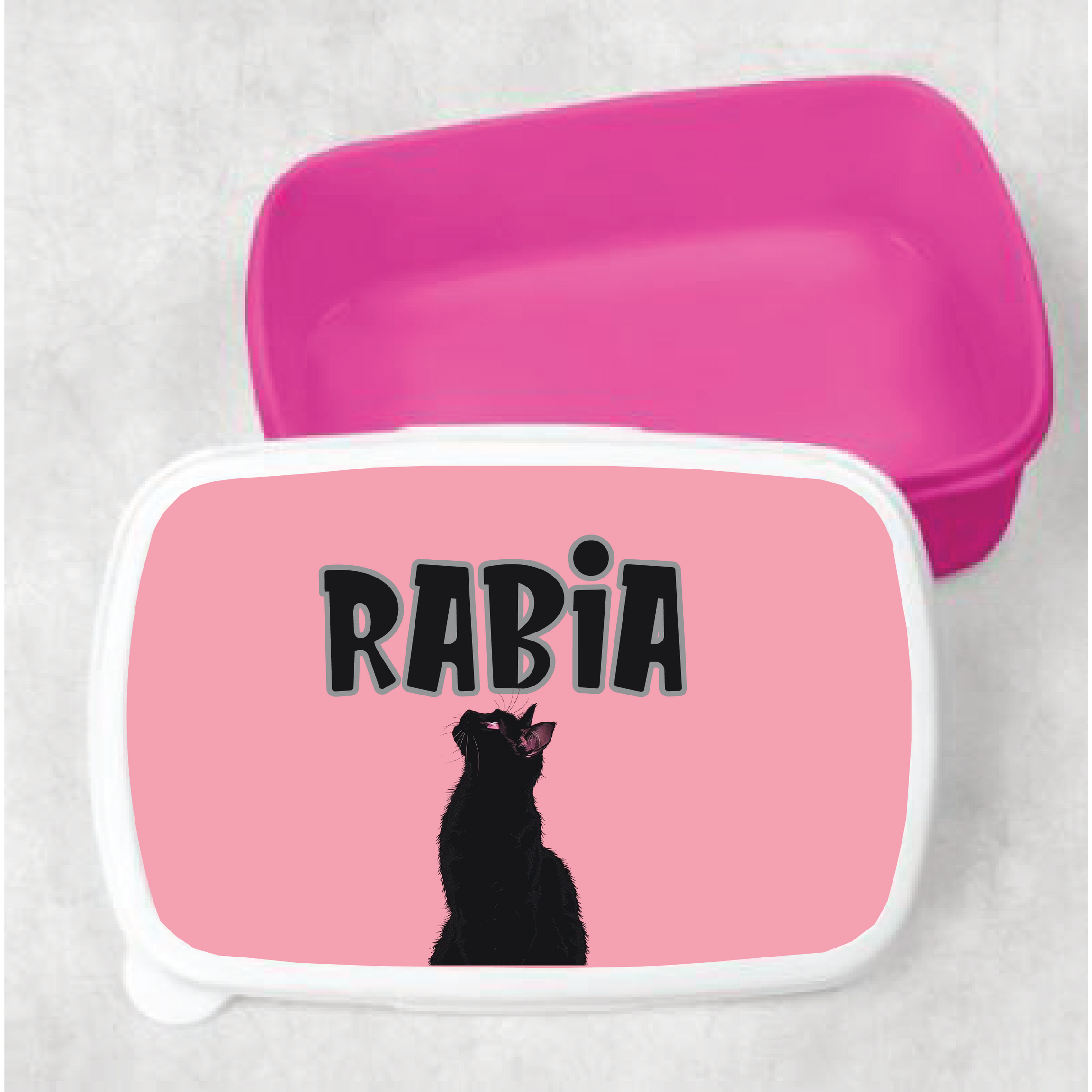 Kids Cat Customized Lunch Box