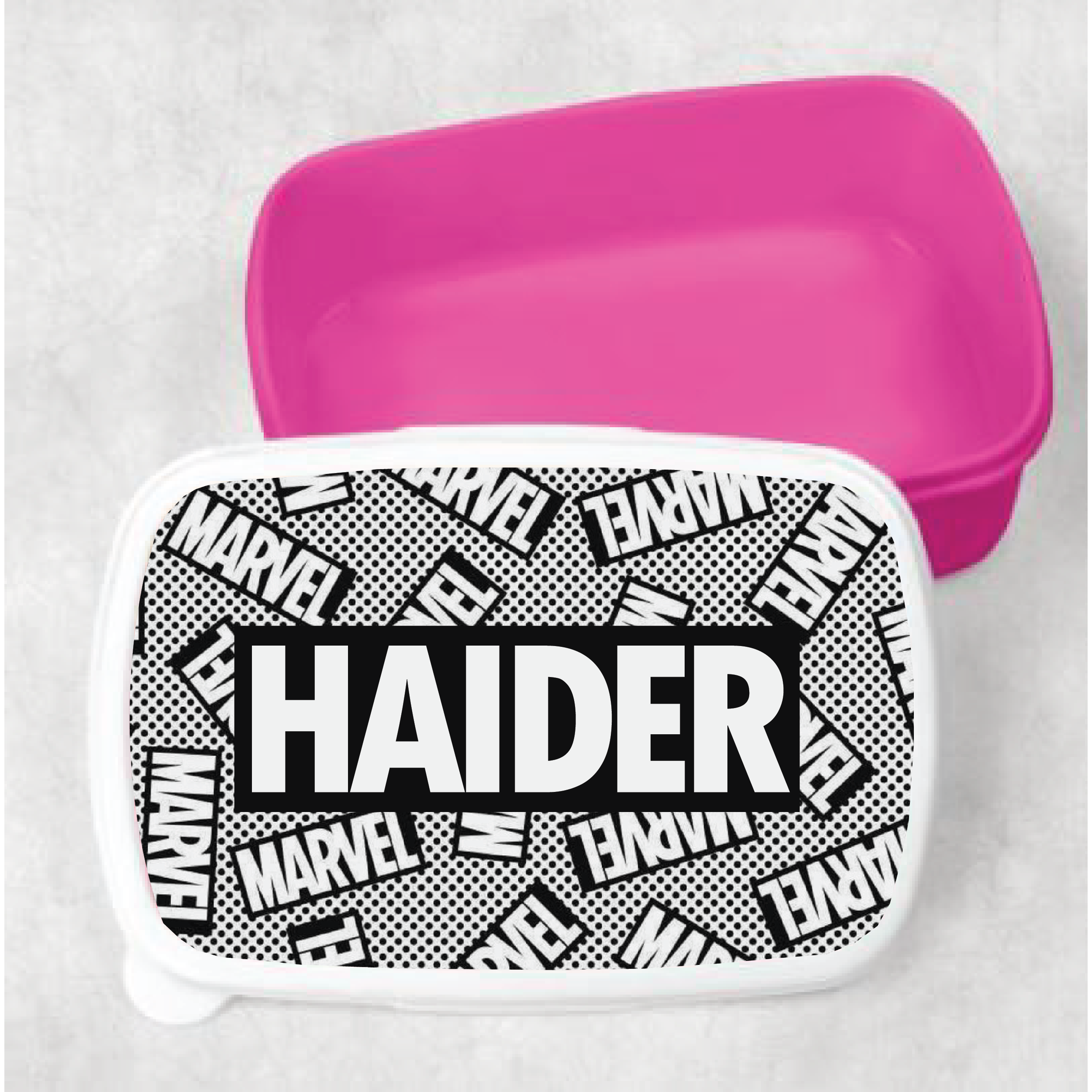 Kids Marvel Customized Lunch Box