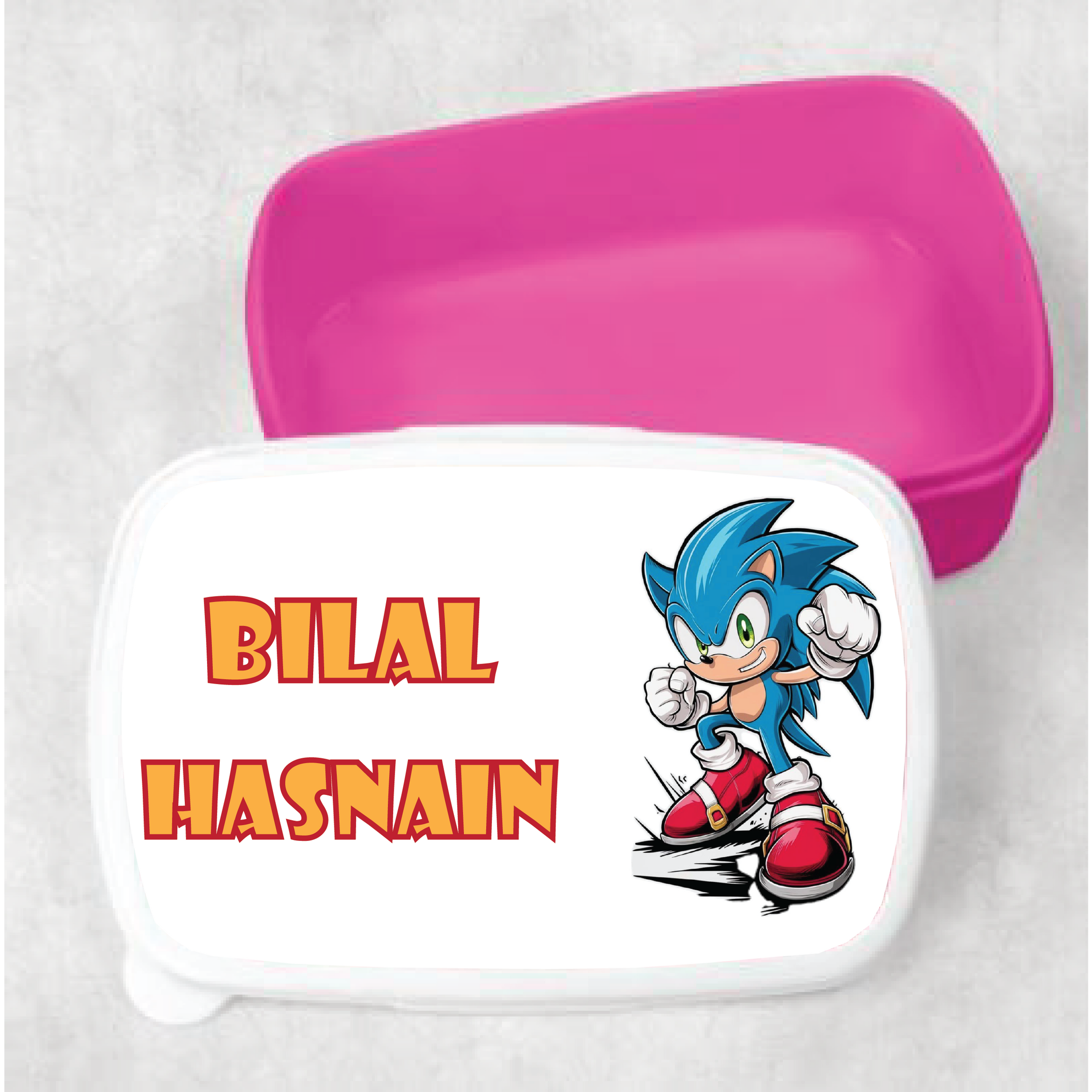Kids Sonic Customized Lunch Box