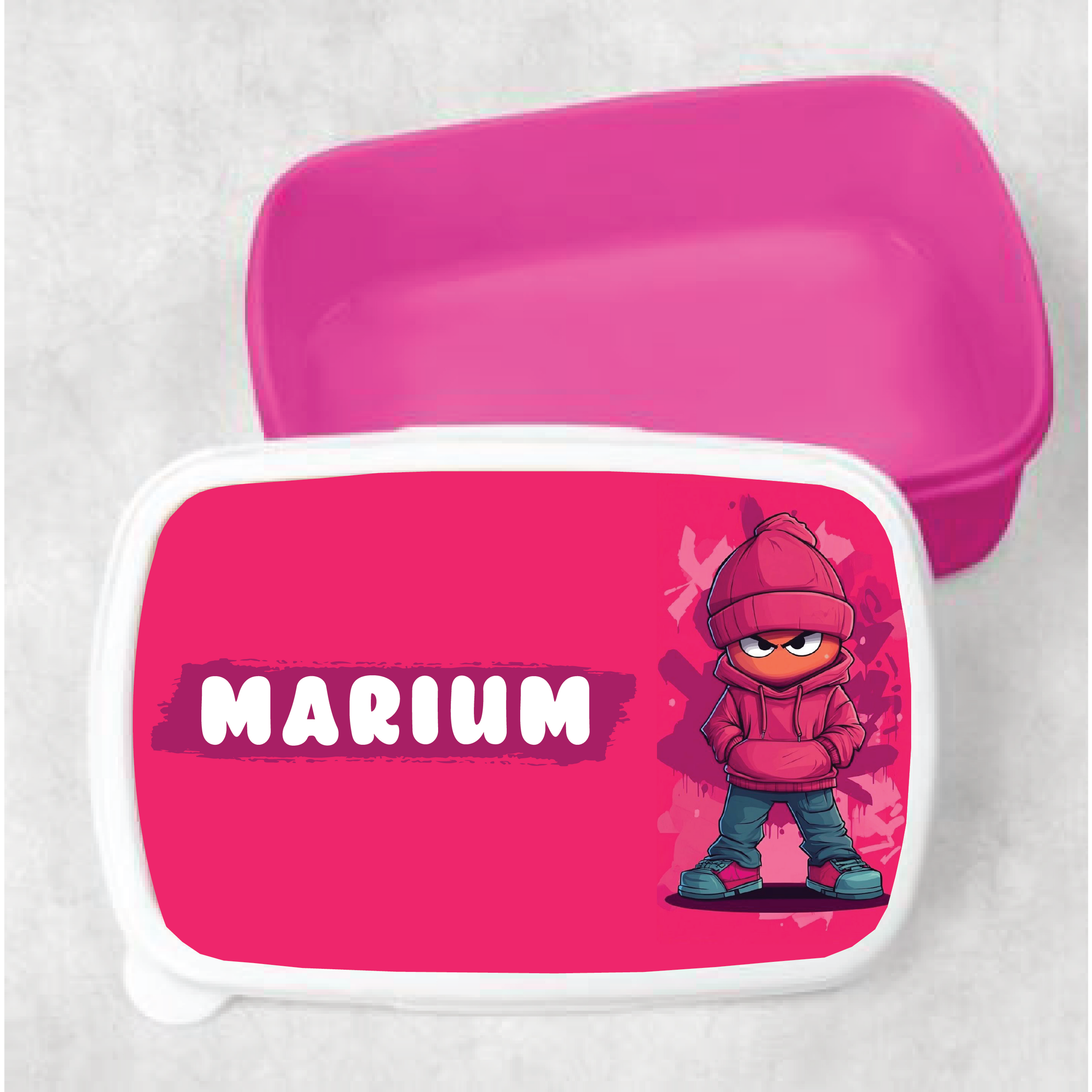 Pink Character Kids Customized Lunch