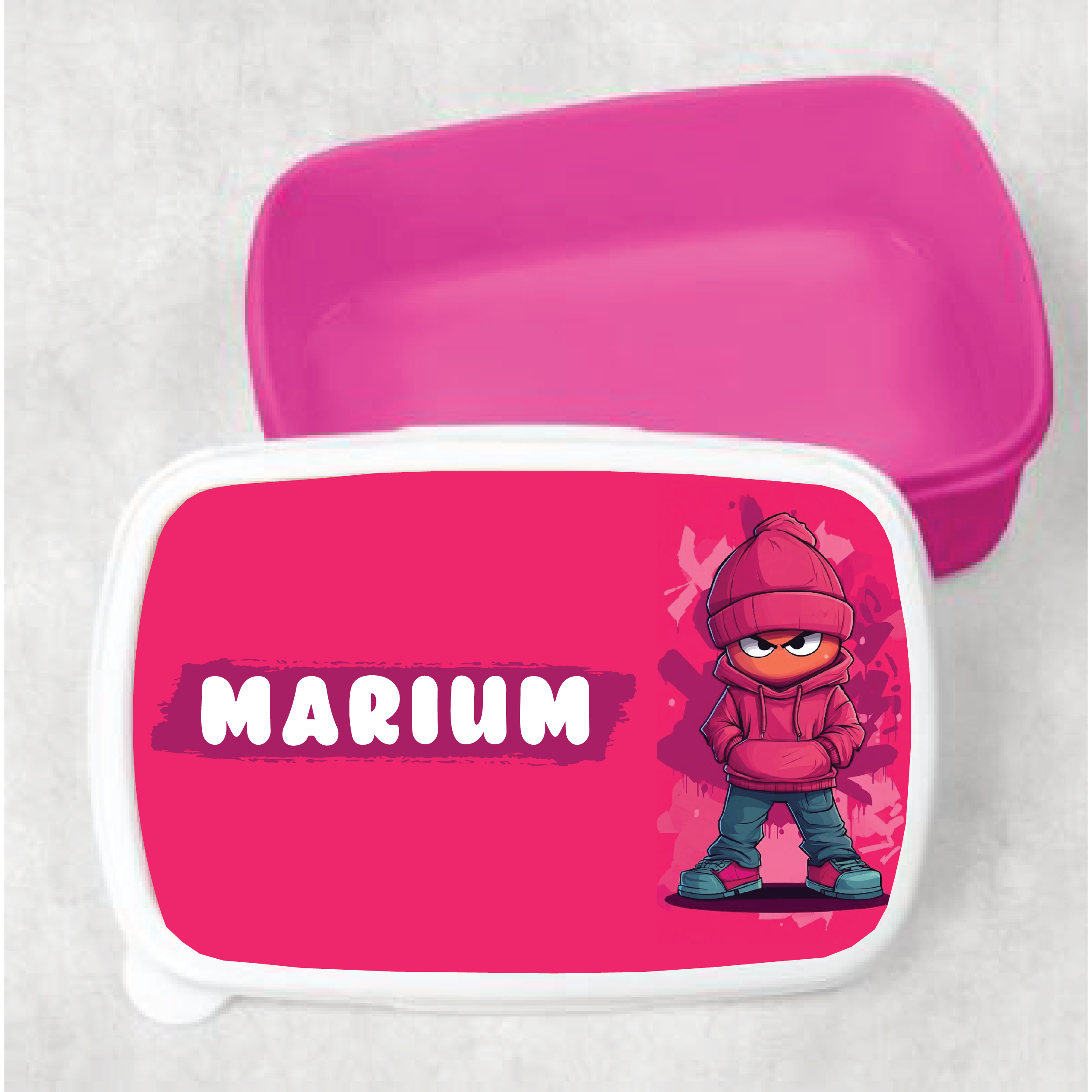 Pink Character Kids Customized Lunch
