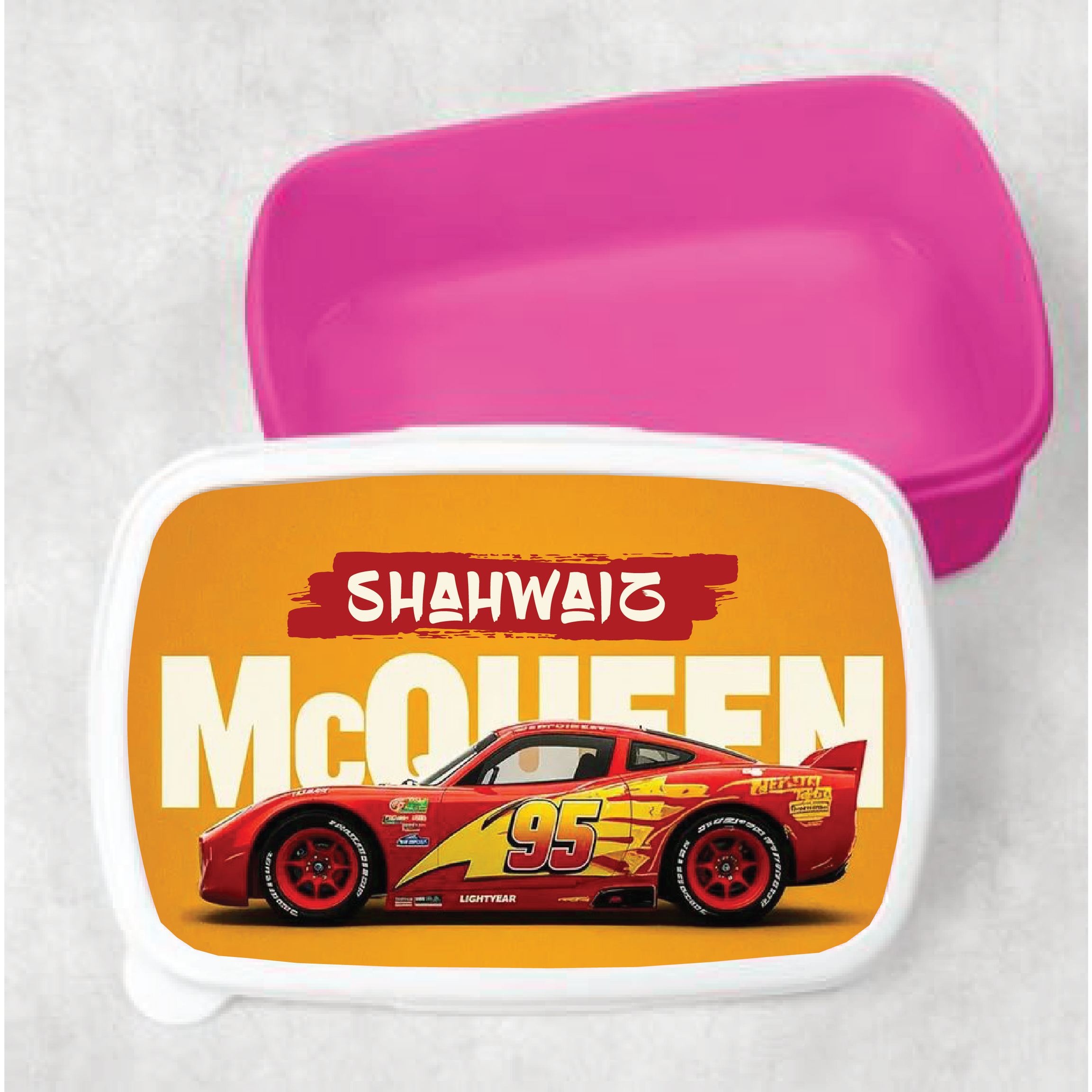 Lightning McQueen Kids Customized Lunch Box