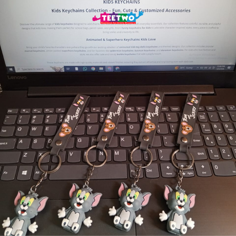 Tom & Jerry Tom Cat Keychain for Kids - Keychain Single Piece
