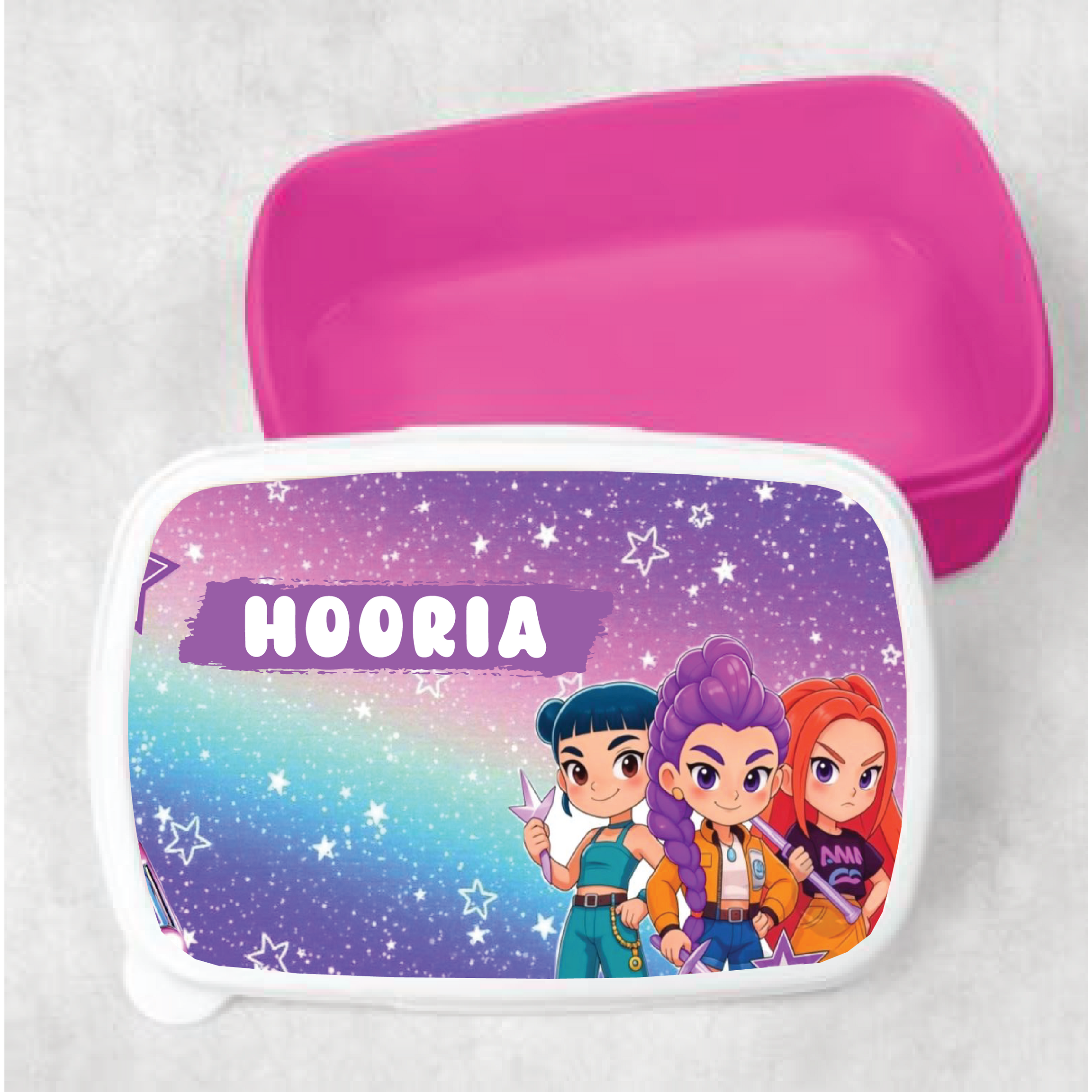 Huntrix Kids Customized Lunch Box