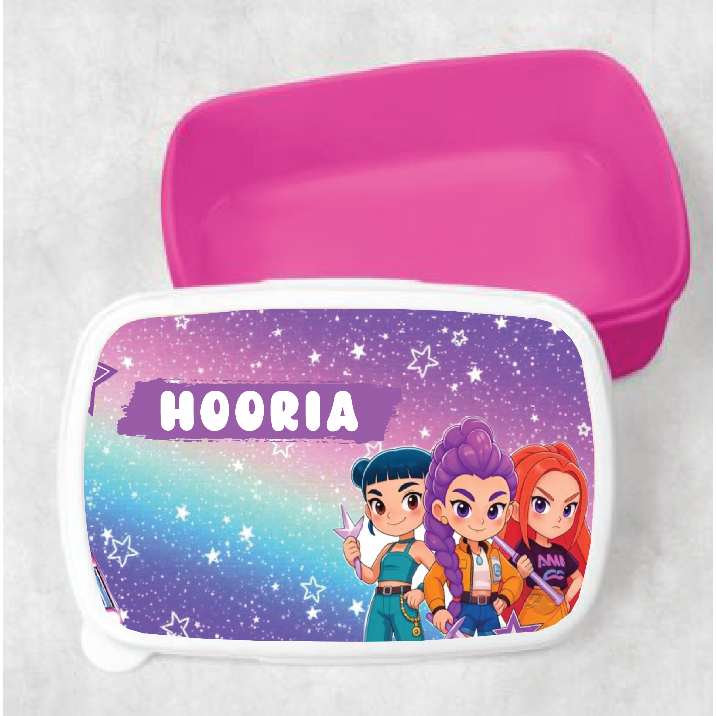 Huntrix Kids Customized Lunch Box
