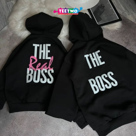 THE BOSS & The REAL BOSS Couple Hoodie