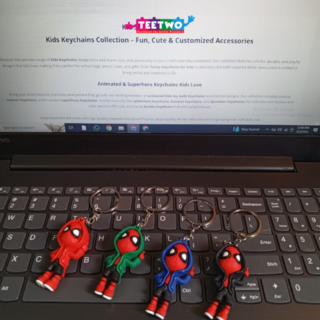Spider-Man Keychain for Kids - Keychain Single Piece