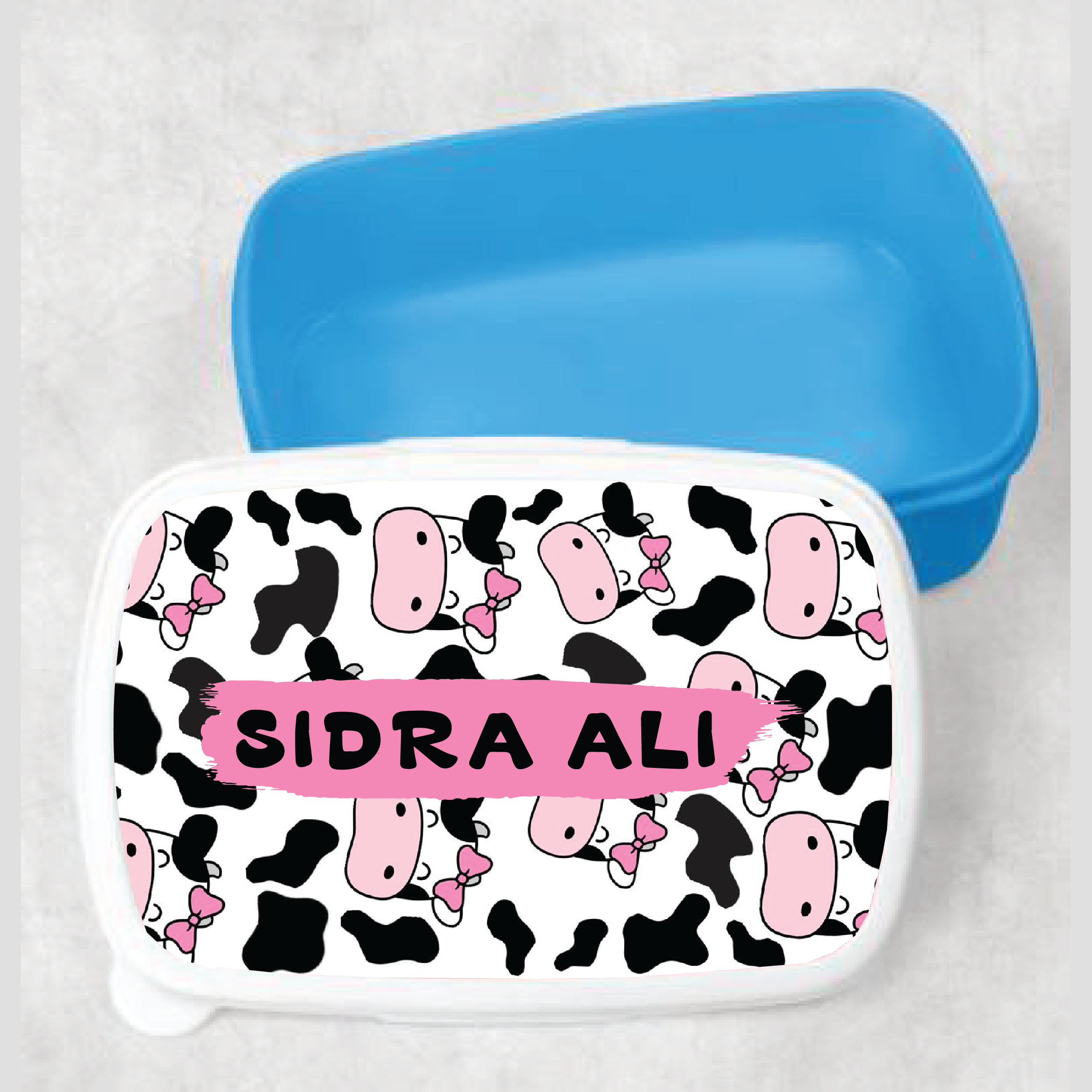 Cute Cow Themed Kids Customized Lunch