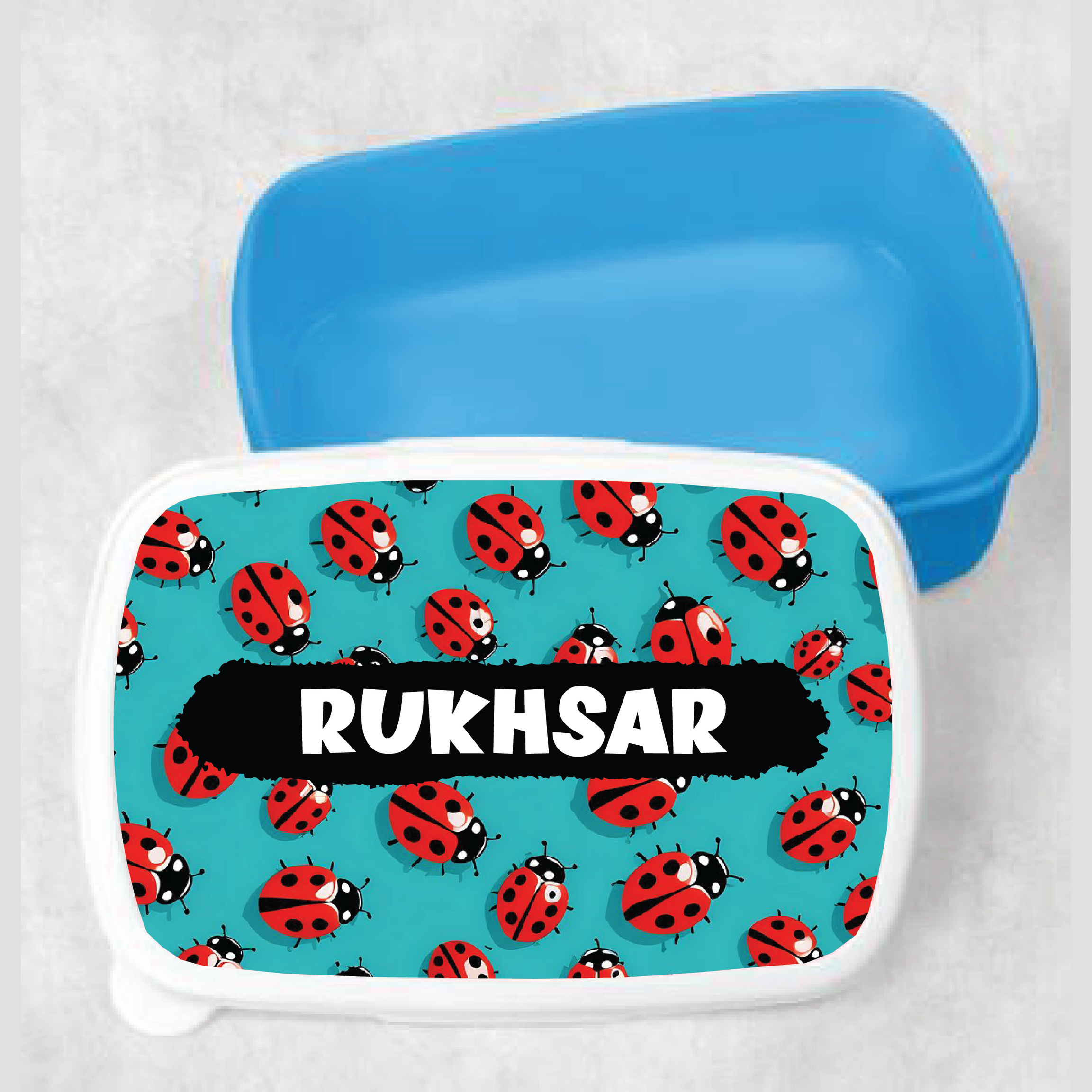 Cute Ladybug Kids Customized Lunch Box