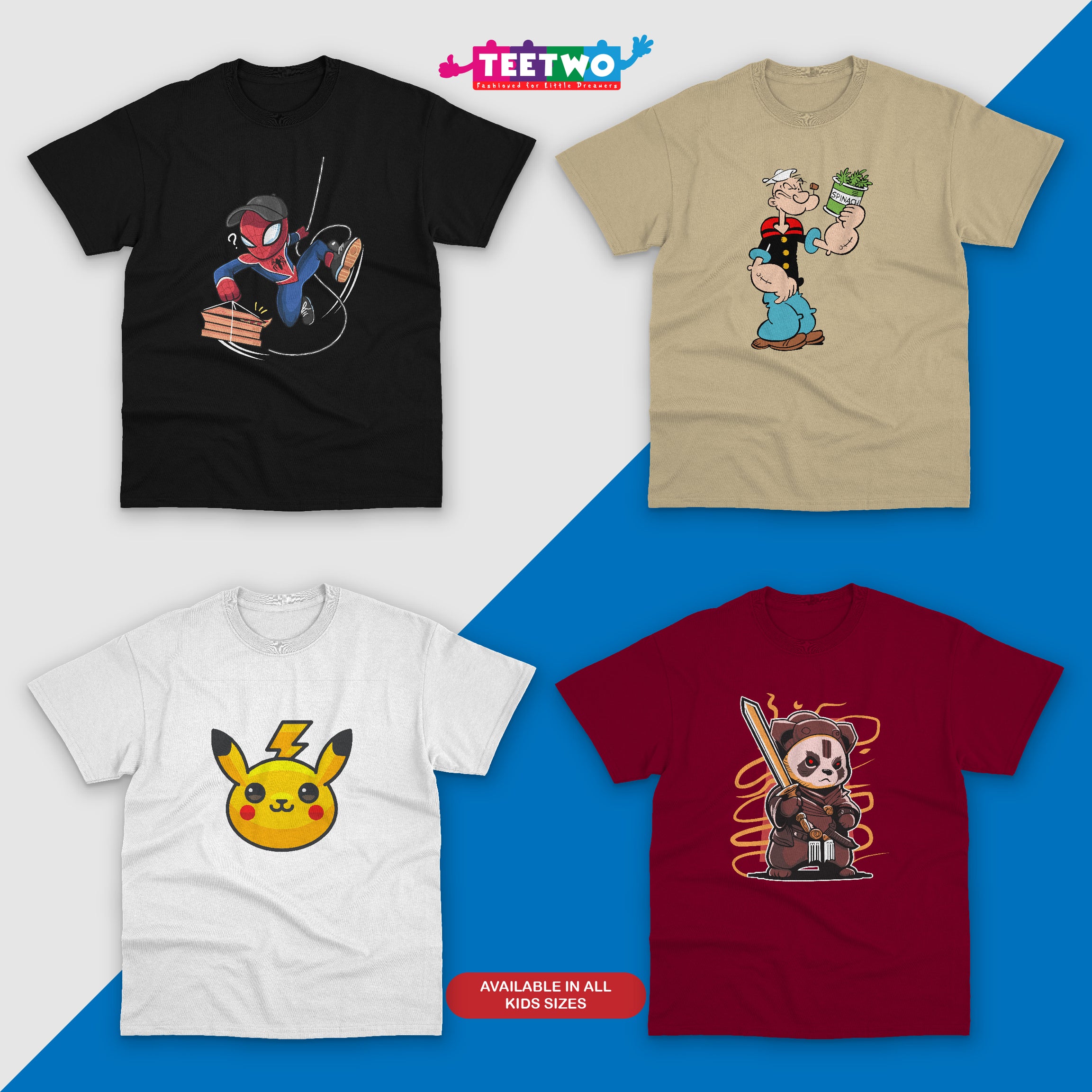 Fun Character T-Shirts for Kids