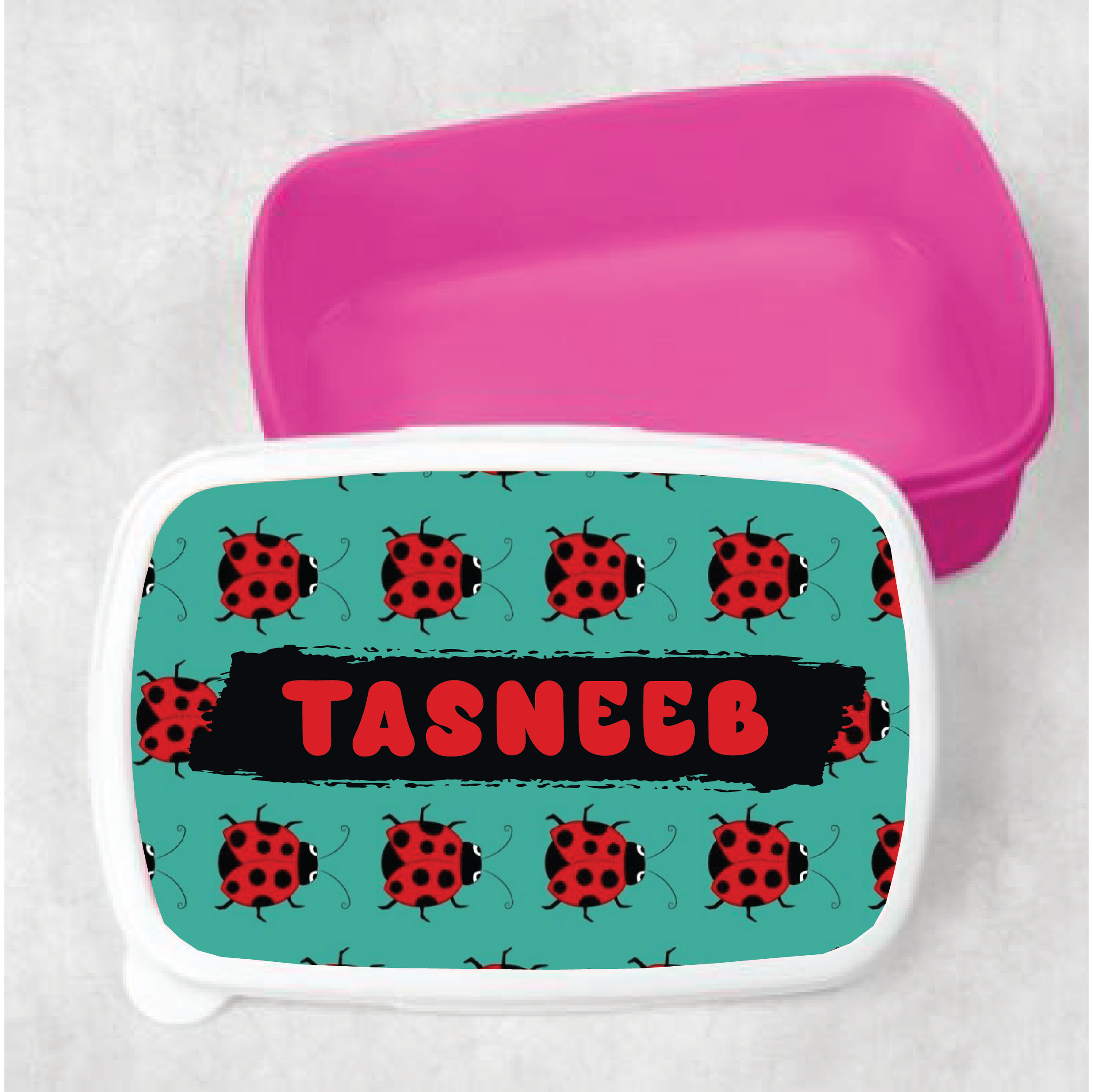 Ladybug Kids Customized Lunch Box
