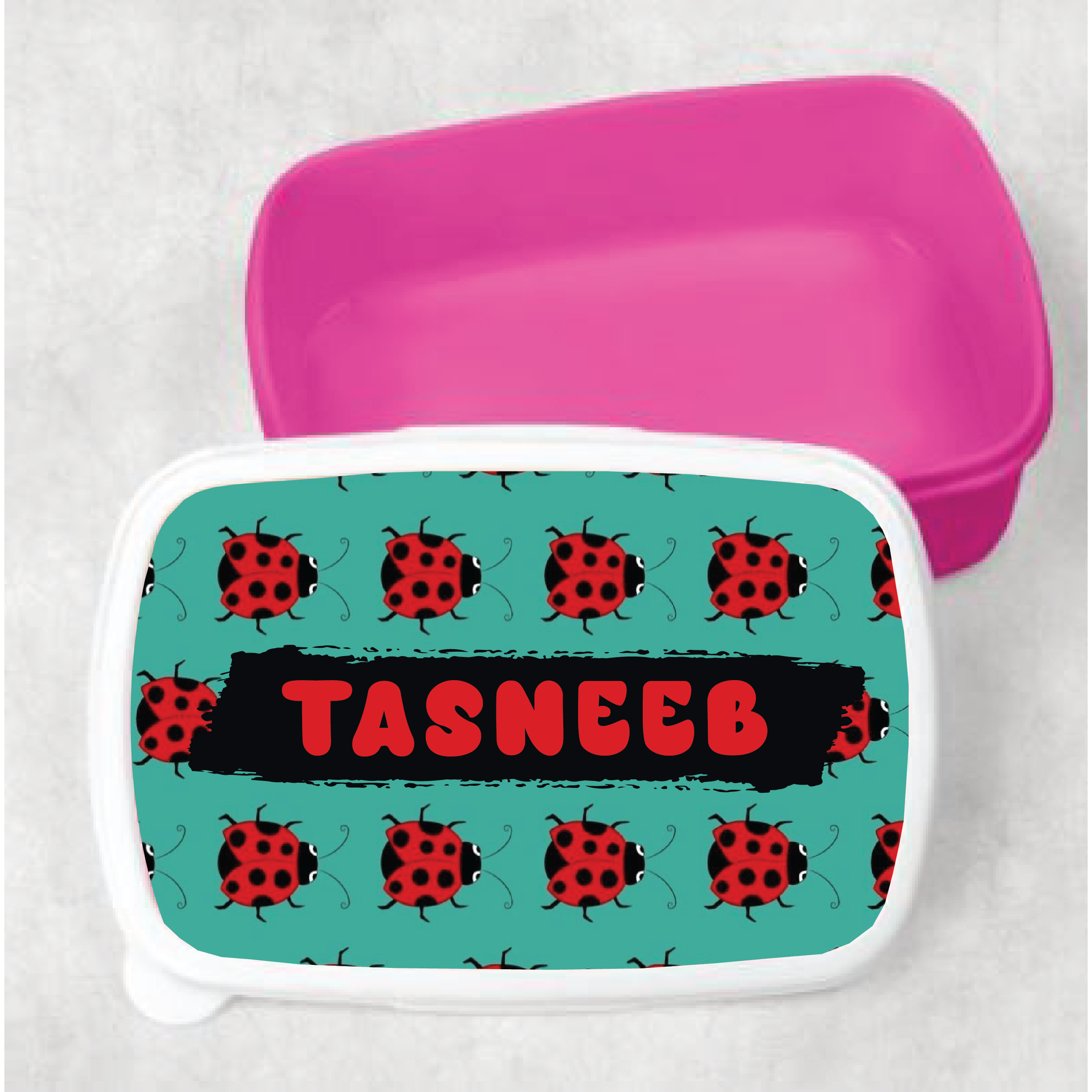 Ladybug Kids Customized Lunch Box