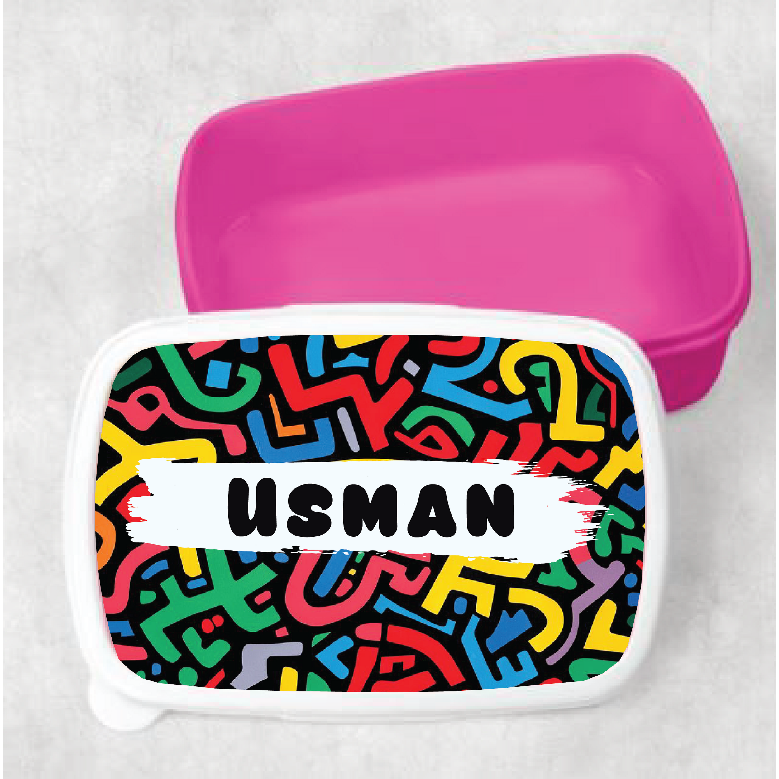 Personalized Name Lunch Box for Kids