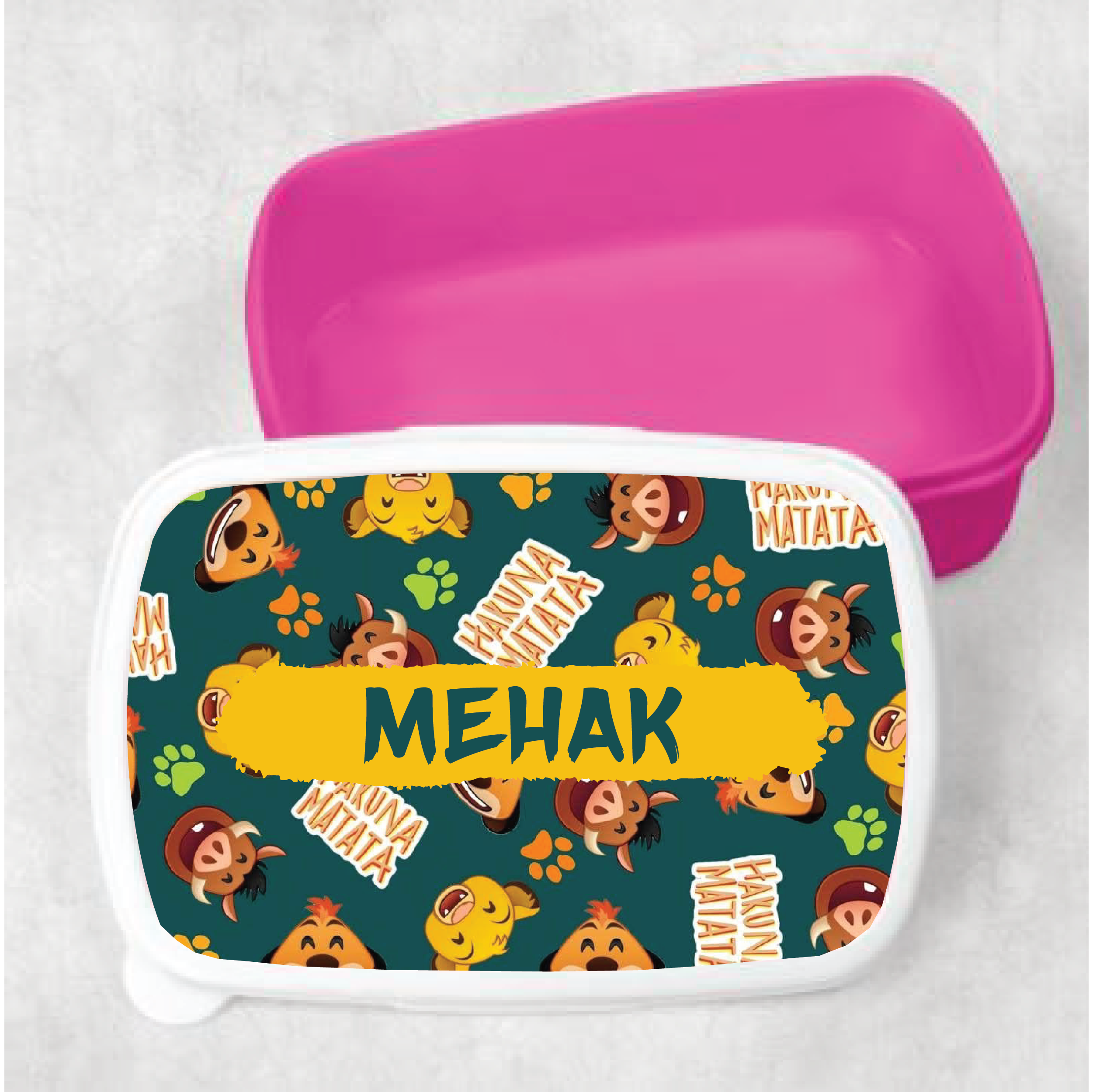 Kids Hakuna Matata Customized Lunch Box
