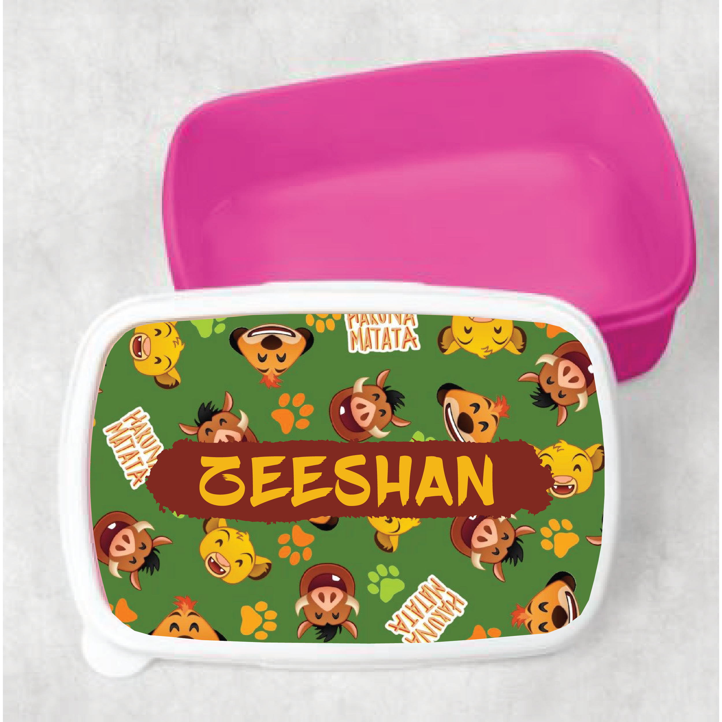 Kids Hakuna Matata Customized Lunch Box