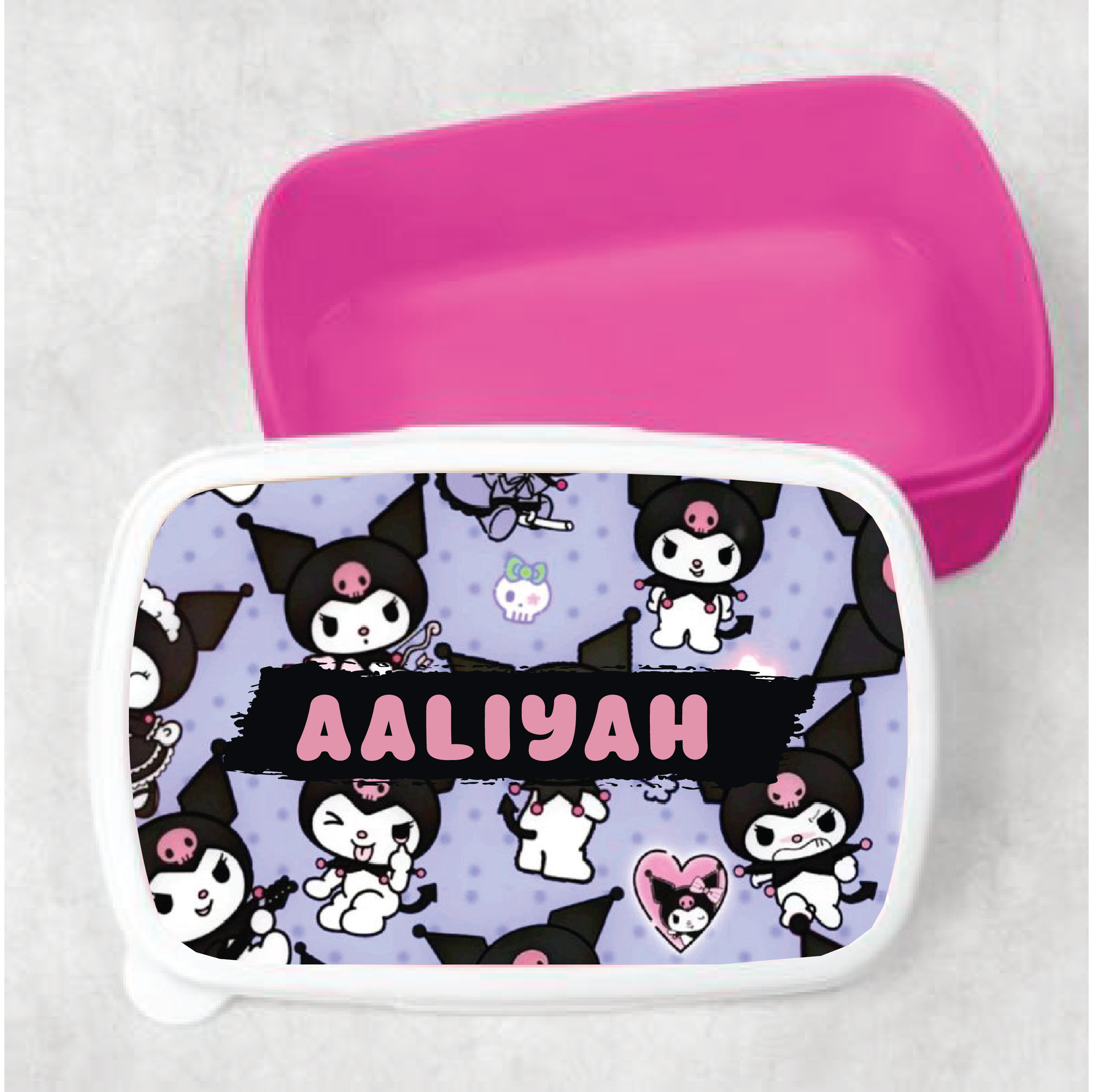 Kids Kuromi Customized Lunch Box