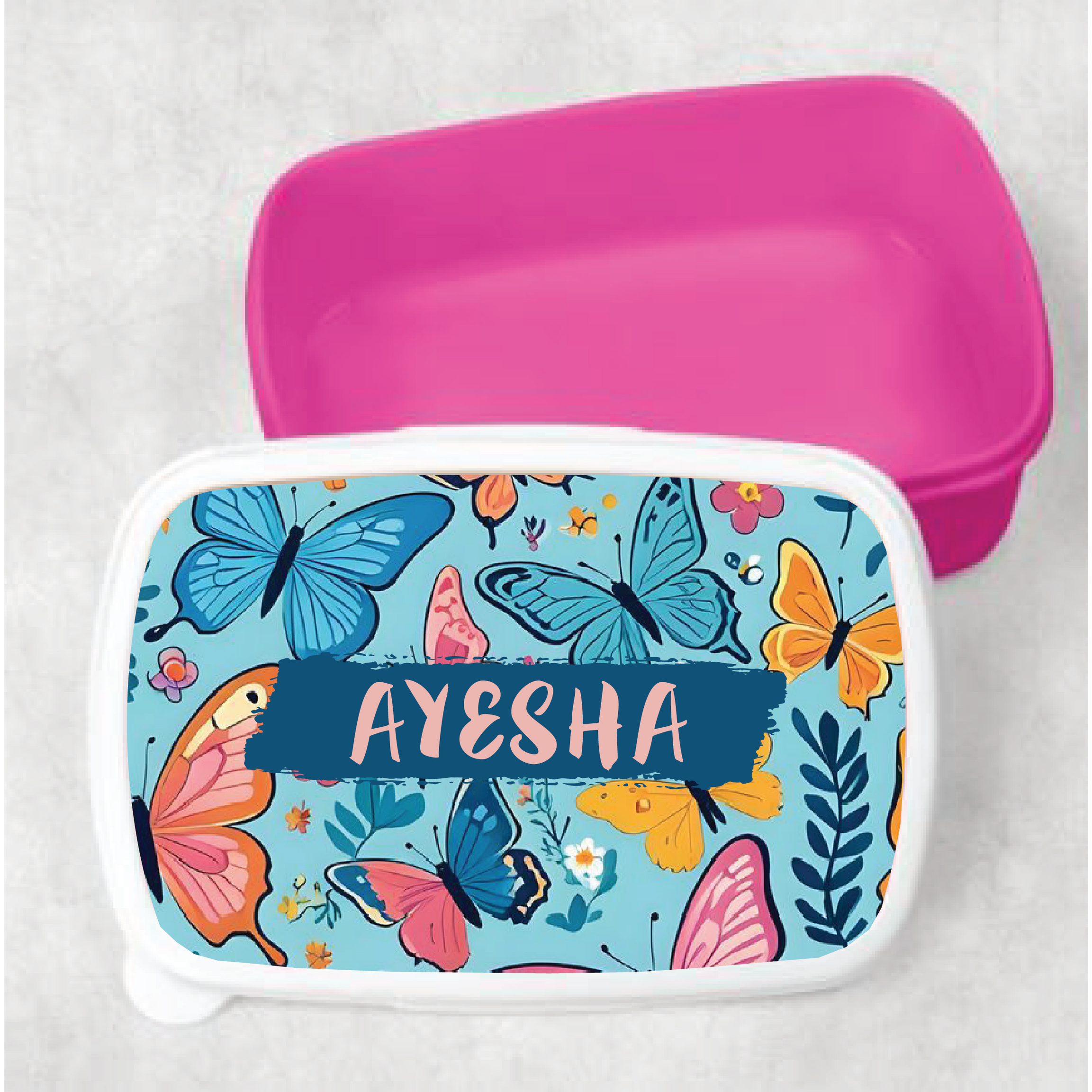 Kids Custom Name Lunch Box