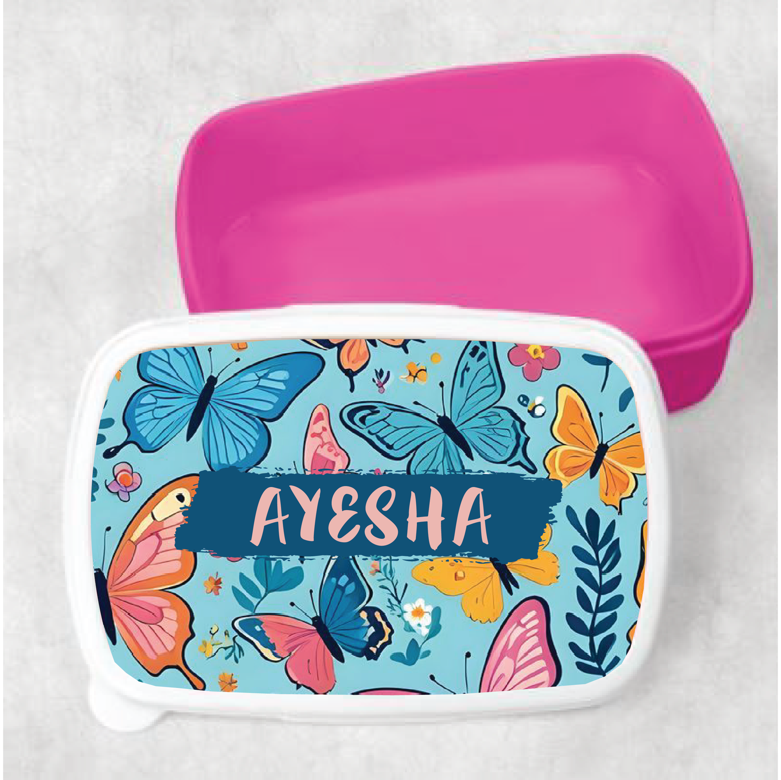 Kids Custom Name Lunch Box