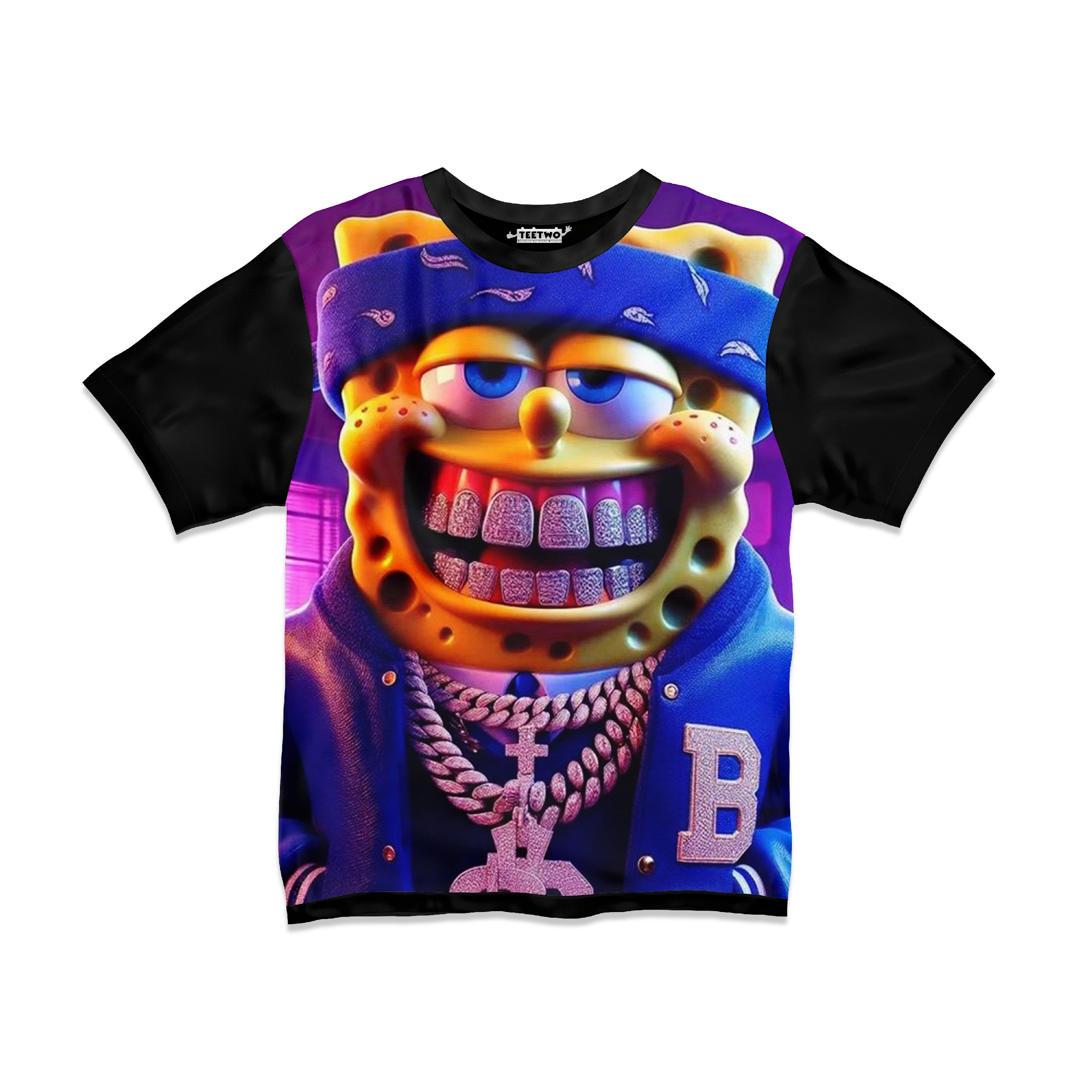 DIGITAL POLYSTER - SPONGEBOB TEE 117