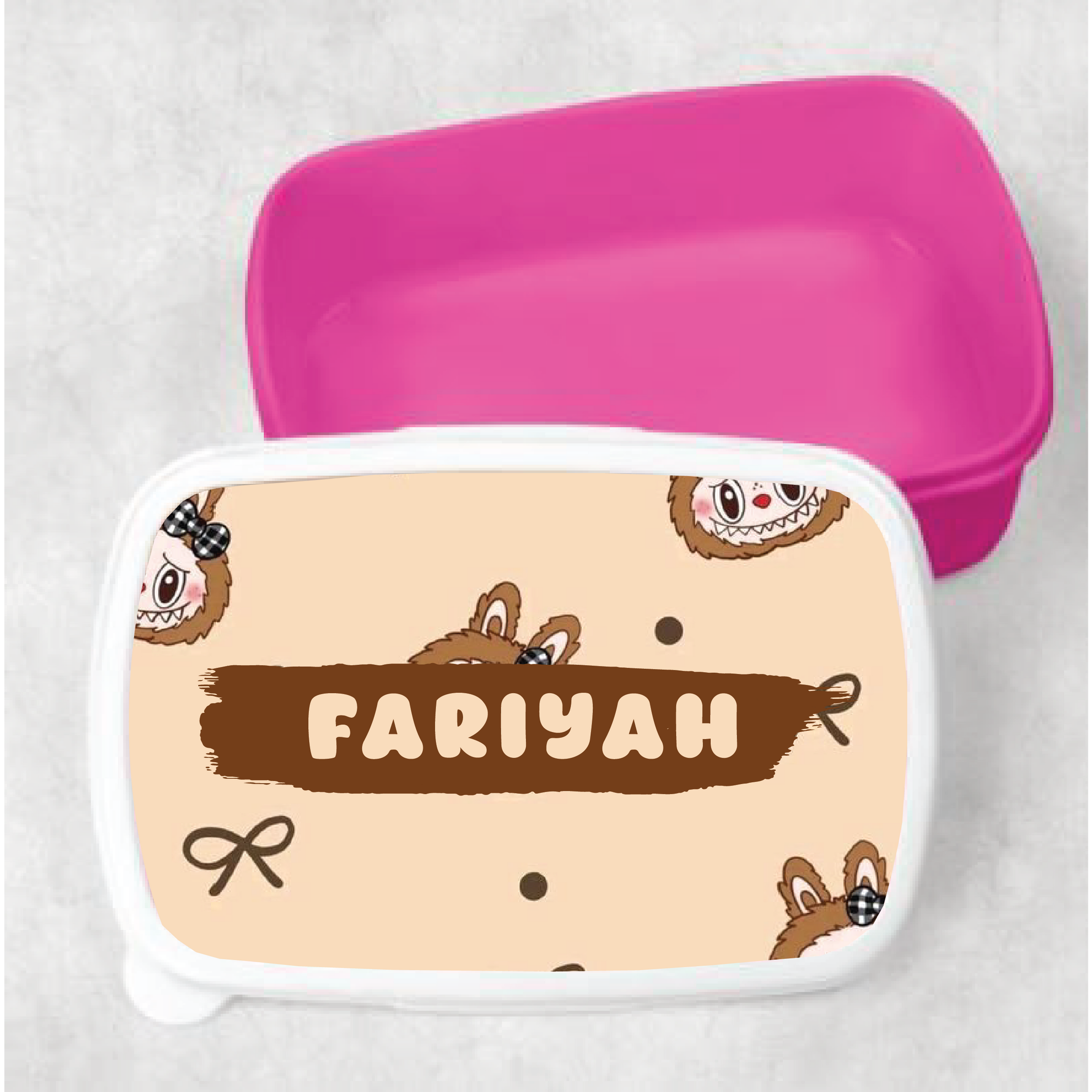 Kids Labubu Customized Lunch Box
