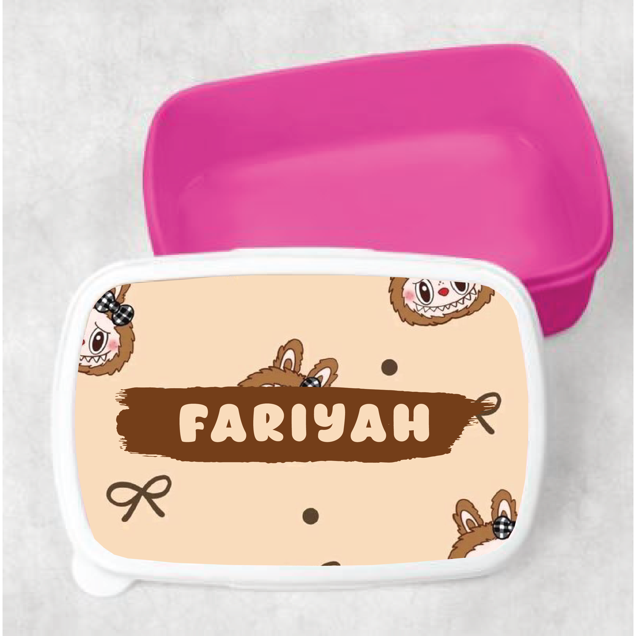 Kids Labubu Customized Lunch Box