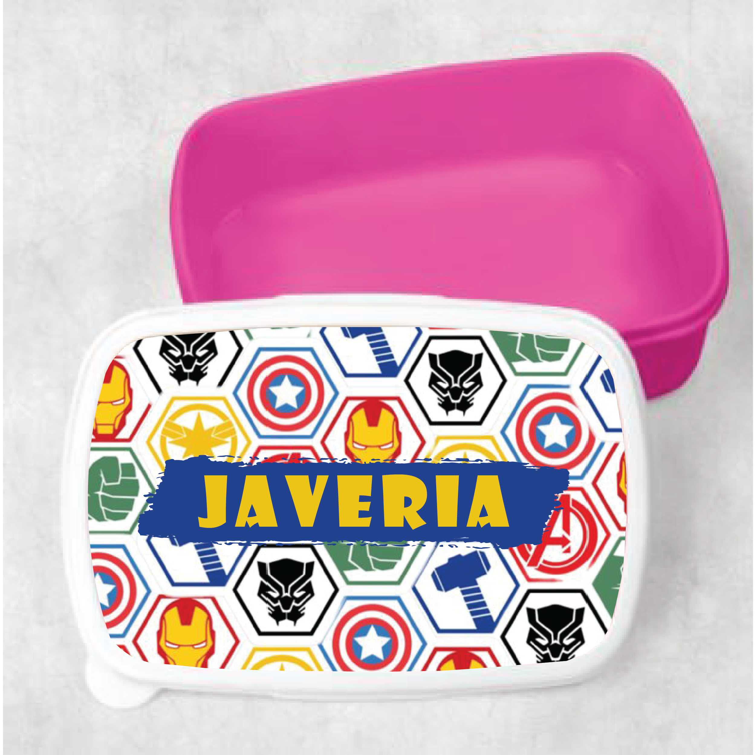 Kids Marvel Customized Lunch Box